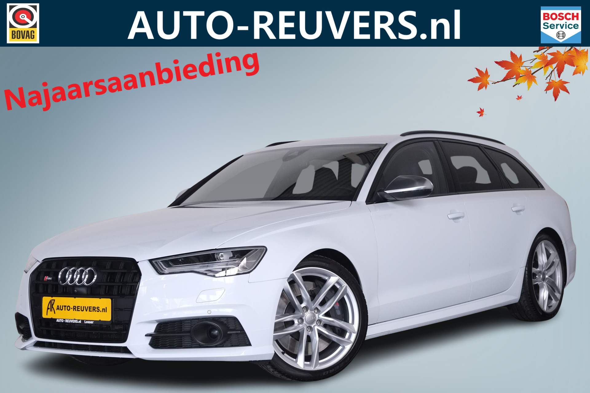 Audi S6 Avant 4.0 TFSI Quattro 450 pK 8 cil LED / Carbon / BOSE / ACC / Head-Up / Navigatie