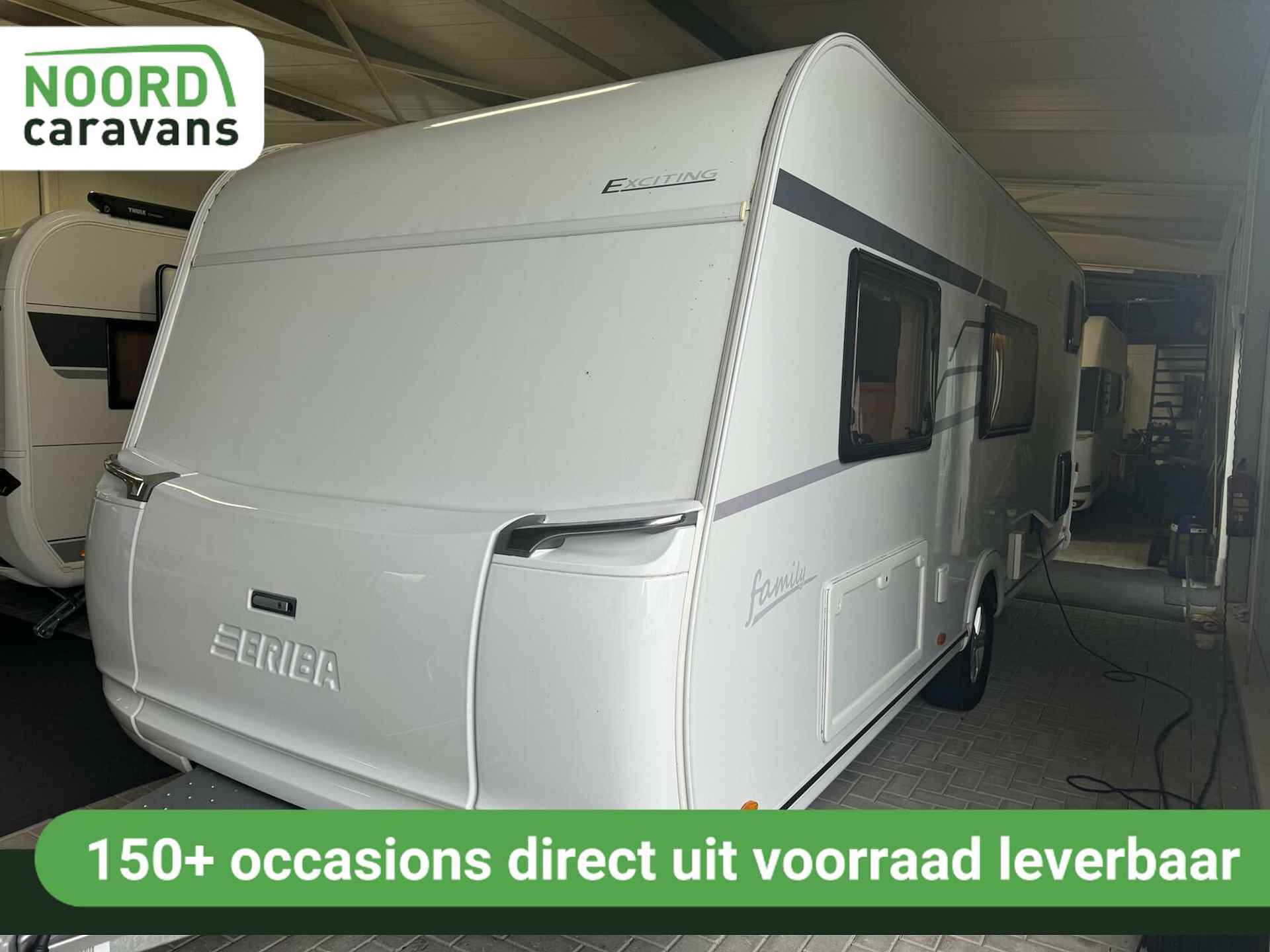 ERIBA EXCITING 505 FAMILY STAPELBED + GFK + MOVER + VOORTENT - 2/22