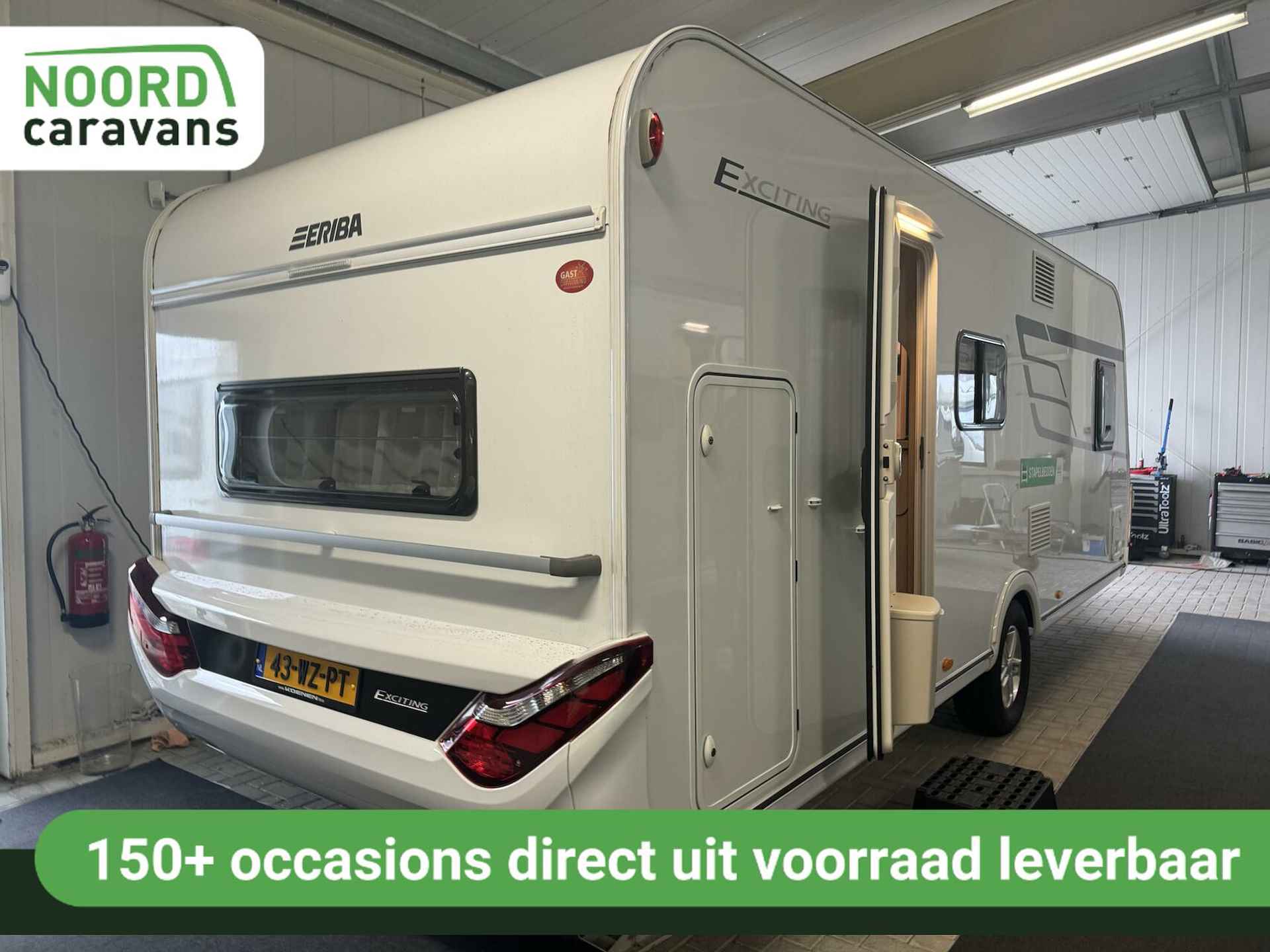 ERIBA EXCITING 505 FAMILY STAPELBED + GFK + MOVER + VOORTENT - 3/22