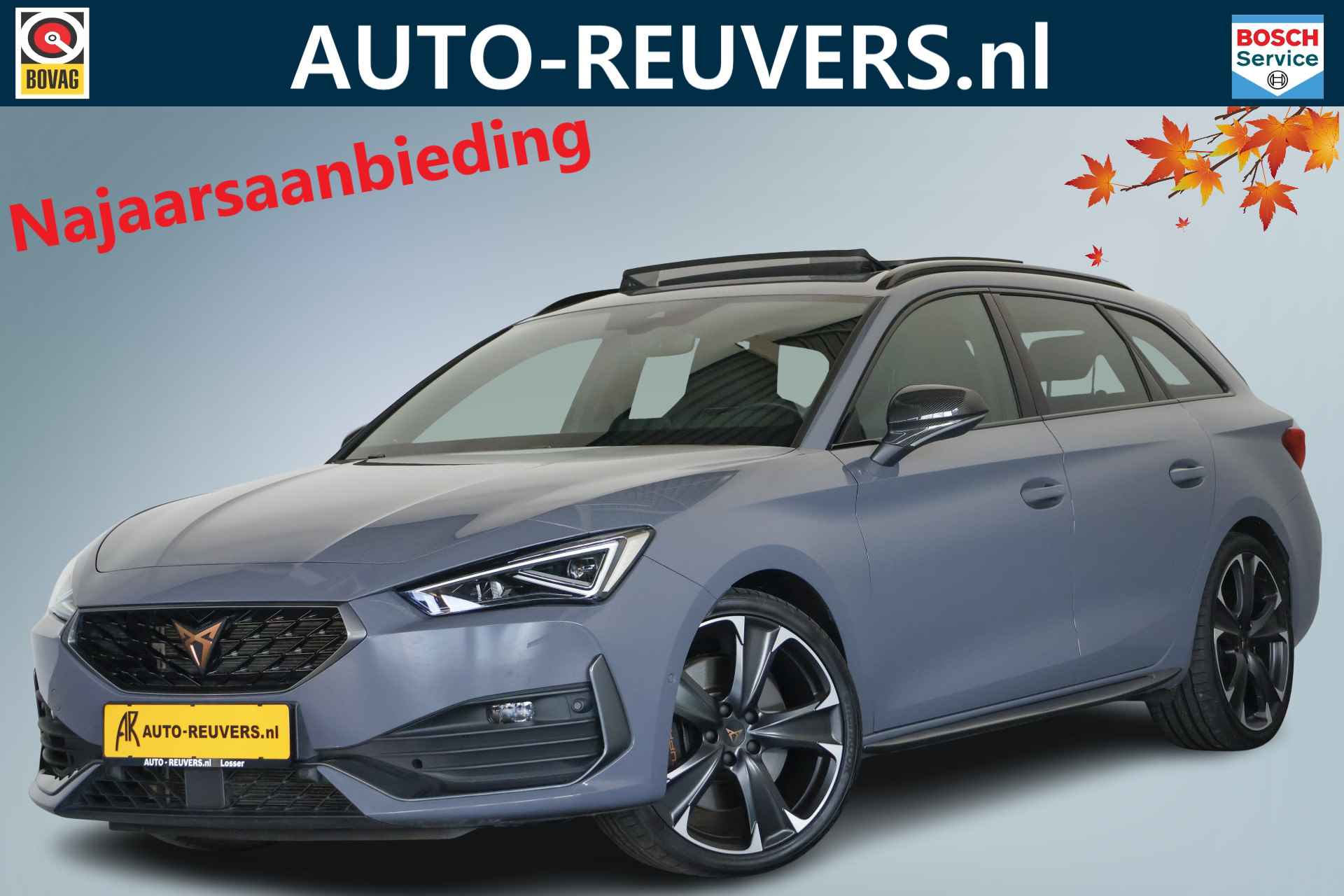 CUPRA Leon Sportstourer 2.0 TSI VZ 4DRIVE 310pk / Opendak / Leder / Travelassist / Beats / CarPlay - 1/30