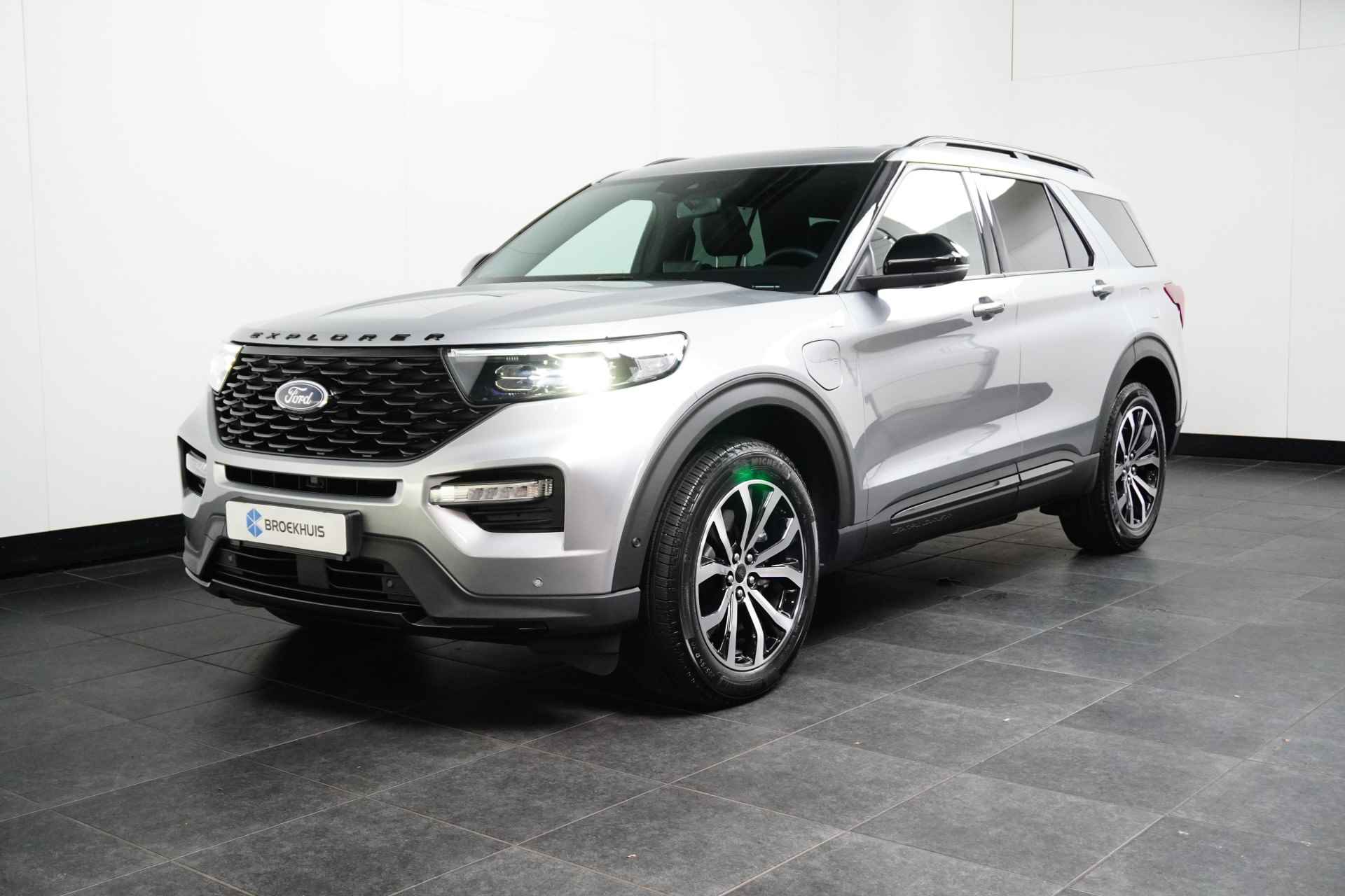 Ford Explorer 3.0 V6 EcoBoost PHEV ST-Line | 2500 kilo trekgewicht !!! | Afneembare trekhaak | LED verlichting | 3 360° camera | 20" Lichtmetalen velgen | Panoramadak | LED koplampen | Elektrische achterklep | Full Options !! - 11/68