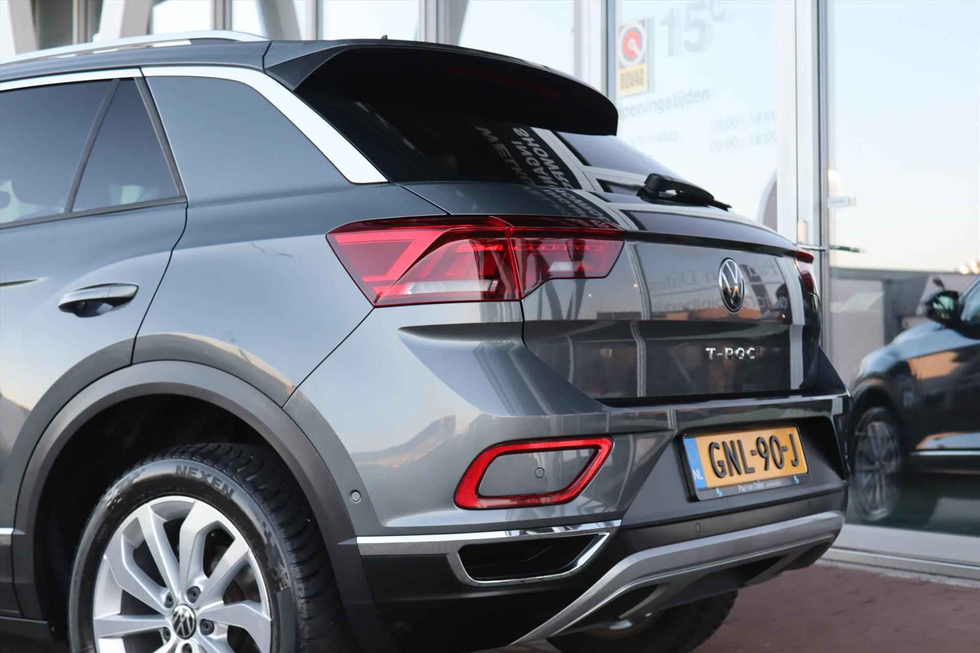 Volkswagen T-Roc 1.5TSI 150PK AUTOMAAT STYLE Navi Carplay | Clima | Adapt.Cruise | Virtual Cockpit | Stoelverw | IQ Light | - 13/48