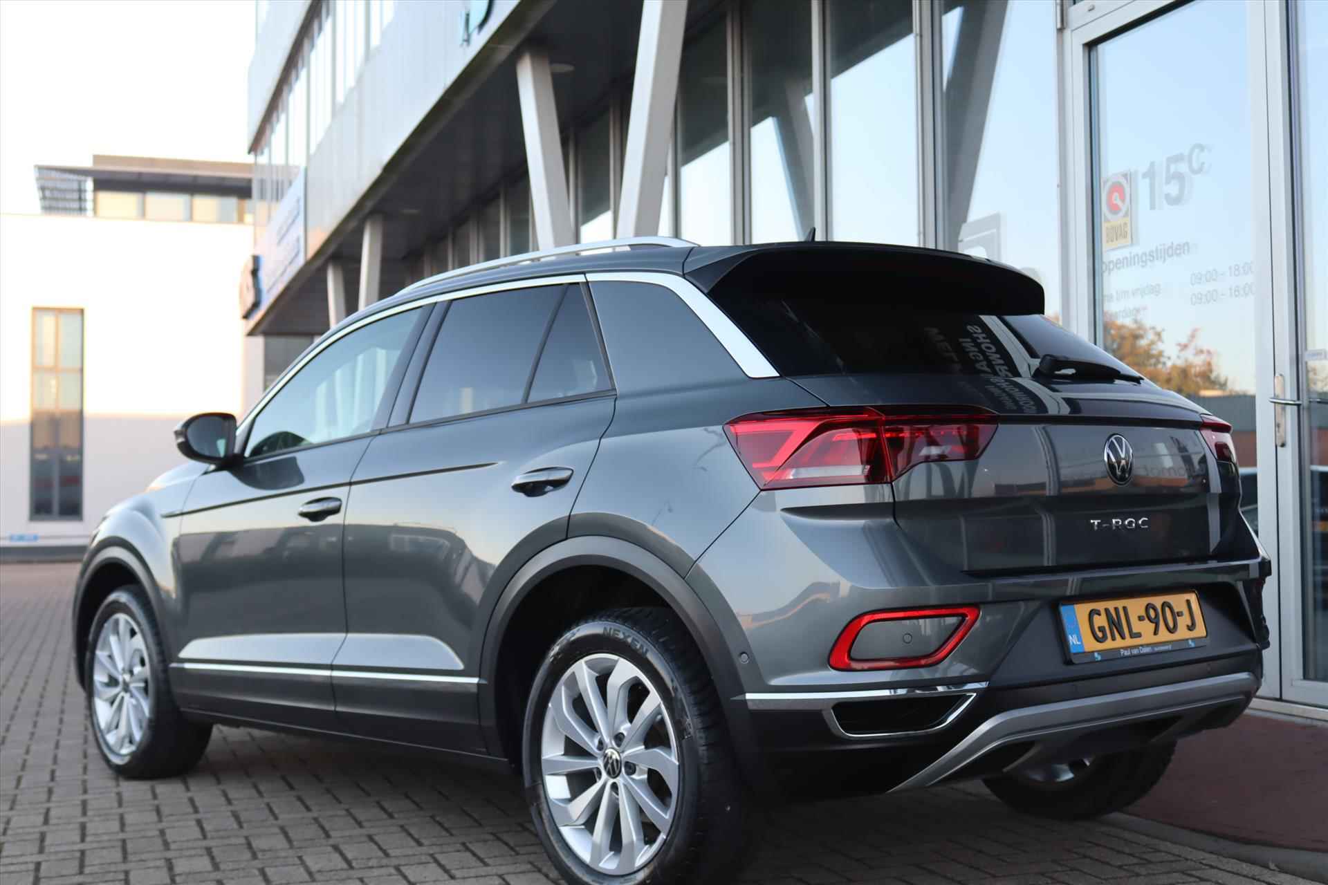 Volkswagen T-Roc 1.5TSI 150PK AUTOMAAT STYLE Navi Carplay | Clima | Adapt.Cruise | Virtual Cockpit | Stoelverw | IQ Light | - 36/48