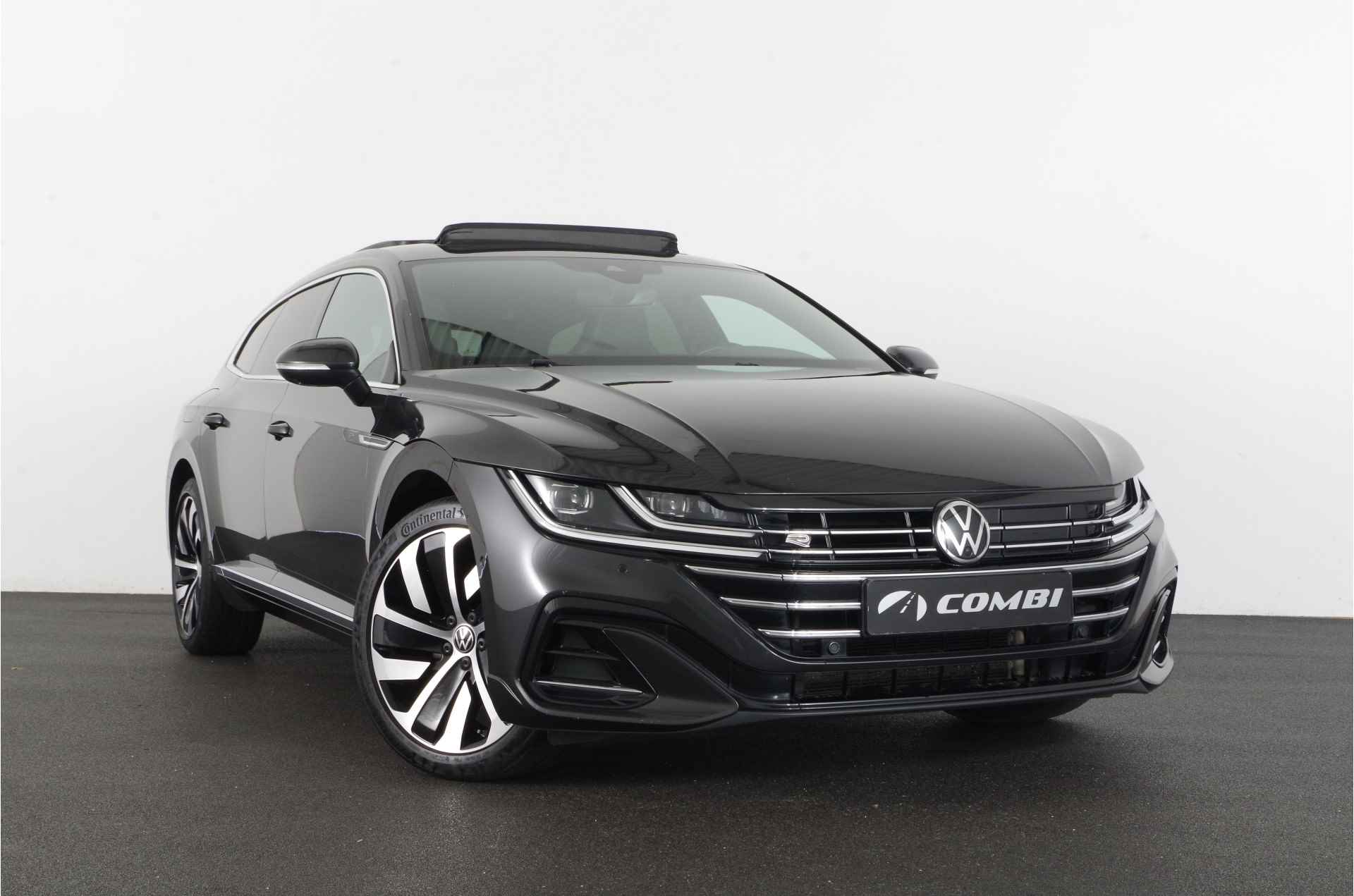 Volkswagen Arteon Shooting Brake 1.4 TSI eHybrid R-Line Business+ > Pano.schuif/Leer/360°camera/Memory/Mangan Grey/ Full R-line... - 9/35