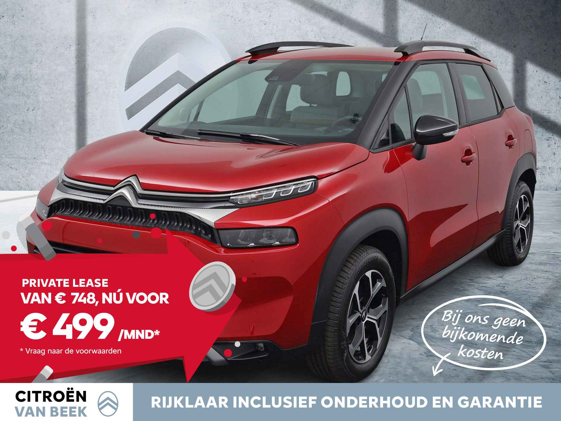 Citroën C3 Aircross PureTech 130pk Automaat Plus | Rijklaar | Private Lease Actie € 499,- | - 1/25