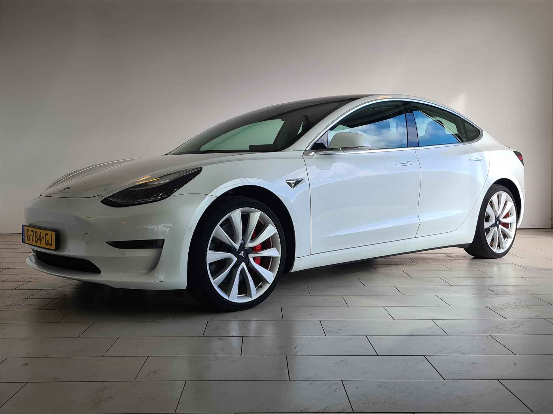 TESLA Model 3 Performance Dual Motor AWD Performance 75 kWh NAVI LEDER LED CAMERA STOELV - 32/34