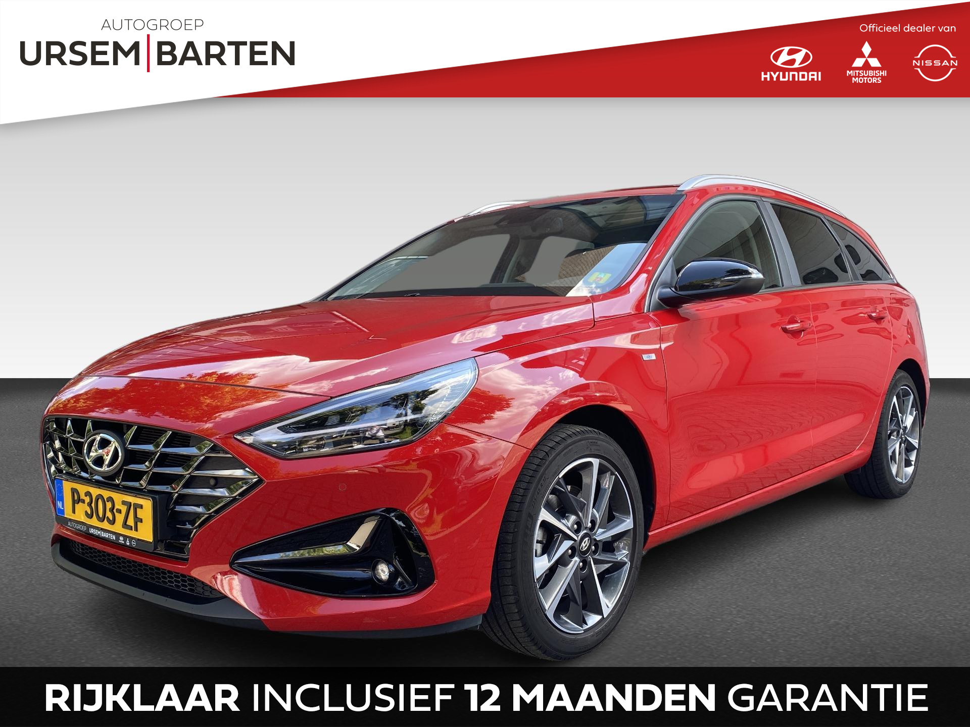 Hyundai i30 Wagon 1.5 T-GDi MHEV Premium | 160PK | leder | trekhaak (afneembaar)