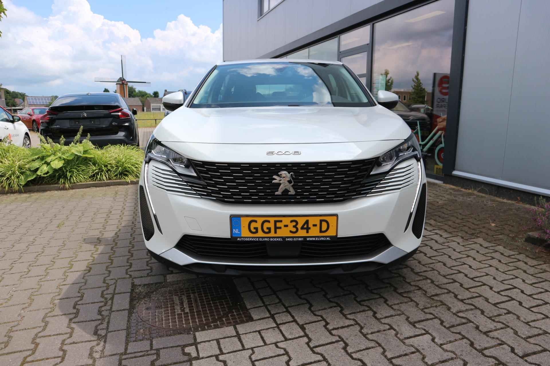 Peugeot 5008 1.2 PureTech Active AUTOMAAT 7ZITS CAMERA LED CLIMA NAVI PDC V+A RIJKLAARPRIJS!!! - 6/28