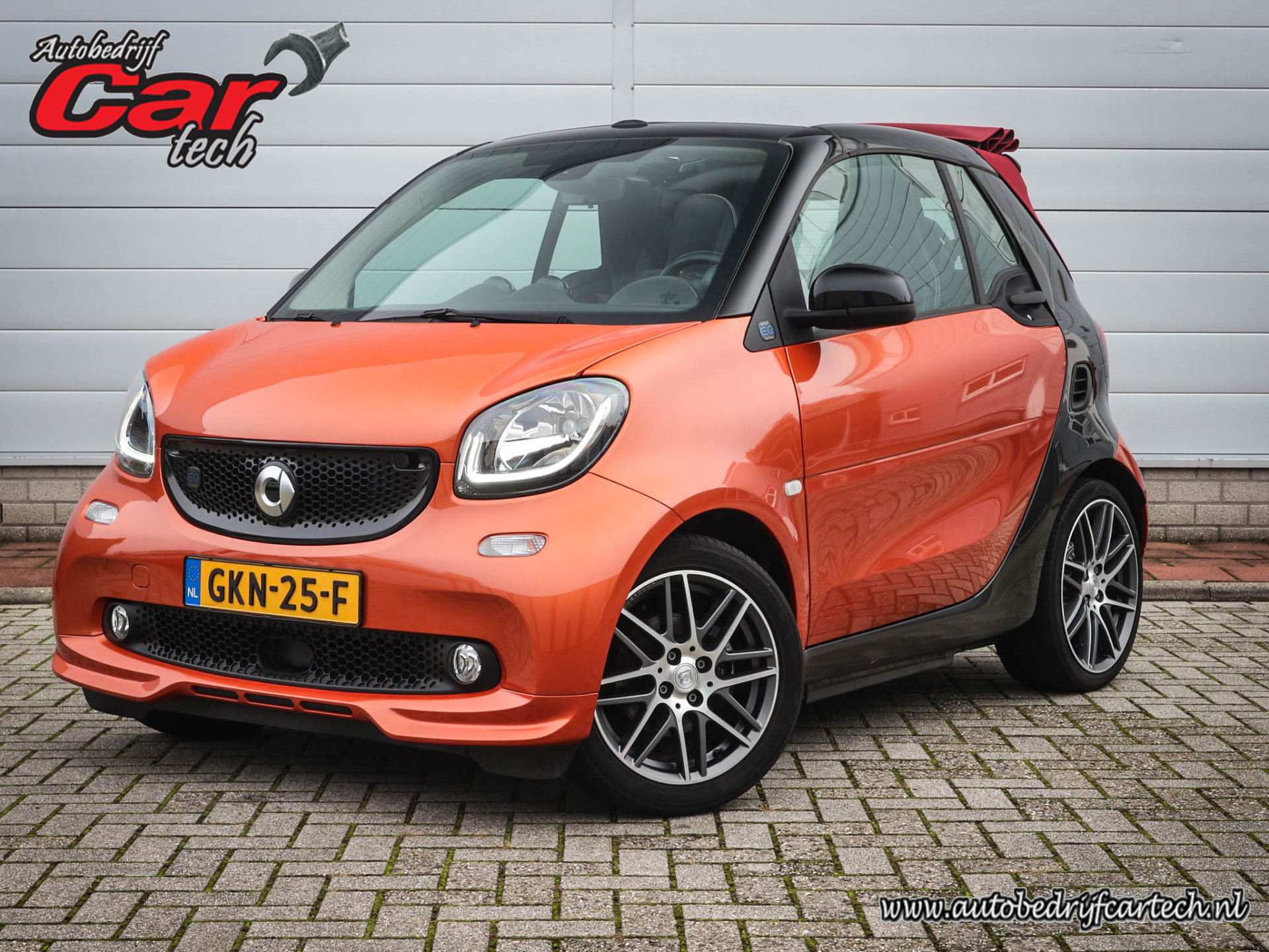 Smart Fortwo cabrio EQ BRABUS Style 18 kWh | Clima | Cruise | Navi | Leer | Stuur+Stoelverwarming|