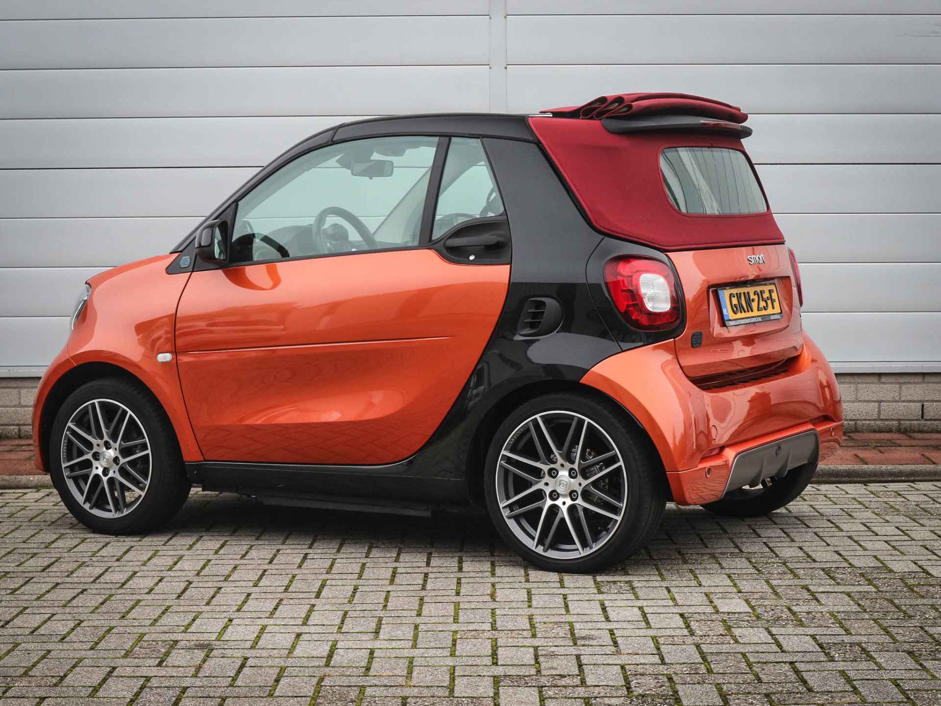 Smart Fortwo cabrio EQ BRABUS Style 18 kWh | Clima | Cruise | Navi | Leer | Stuur+Stoelverwarming| - 5/39