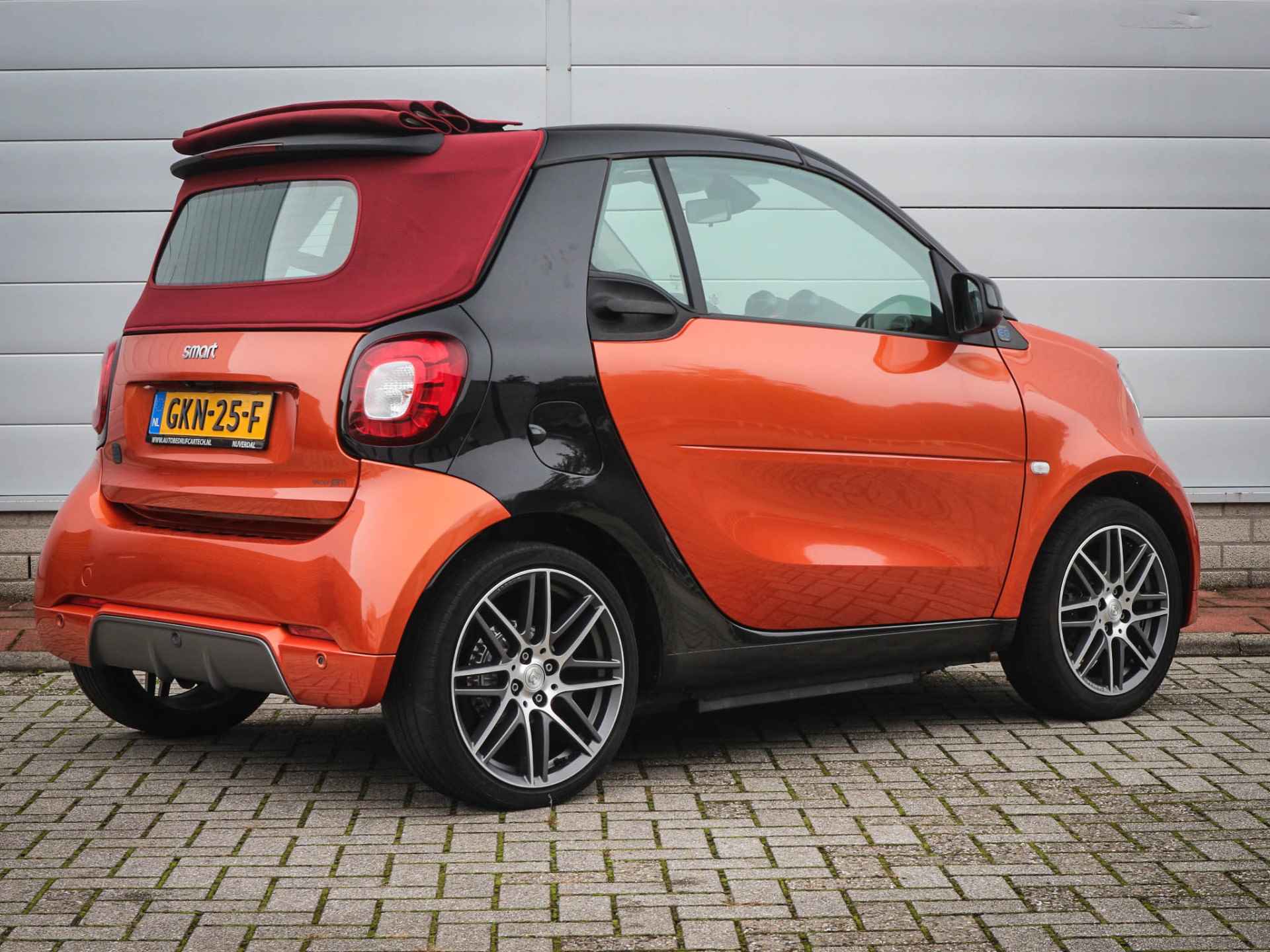 Smart Fortwo cabrio EQ BRABUS Style 18 kWh | Clima | Cruise | Navi | Leer | Stuur+Stoelverwarming| - 7/39