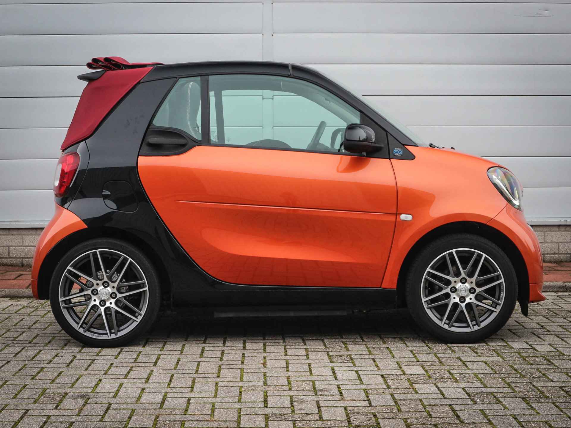 Smart Fortwo cabrio EQ BRABUS Style 18 kWh | Clima | Cruise | Navi | Leer | Stuur+Stoelverwarming| - 8/39