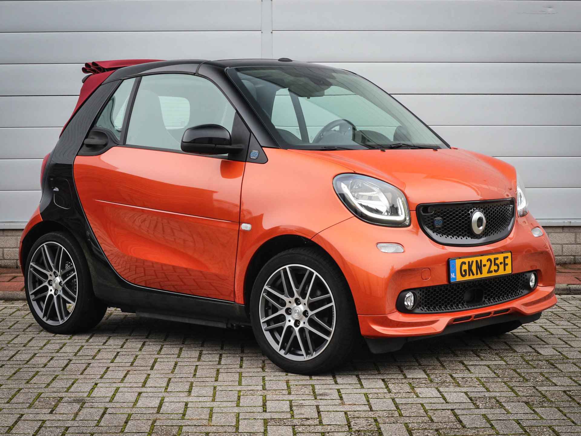 Smart Fortwo cabrio EQ BRABUS Style 18 kWh | Clima | Cruise | Navi | Leer | Stuur+Stoelverwarming| - 9/39