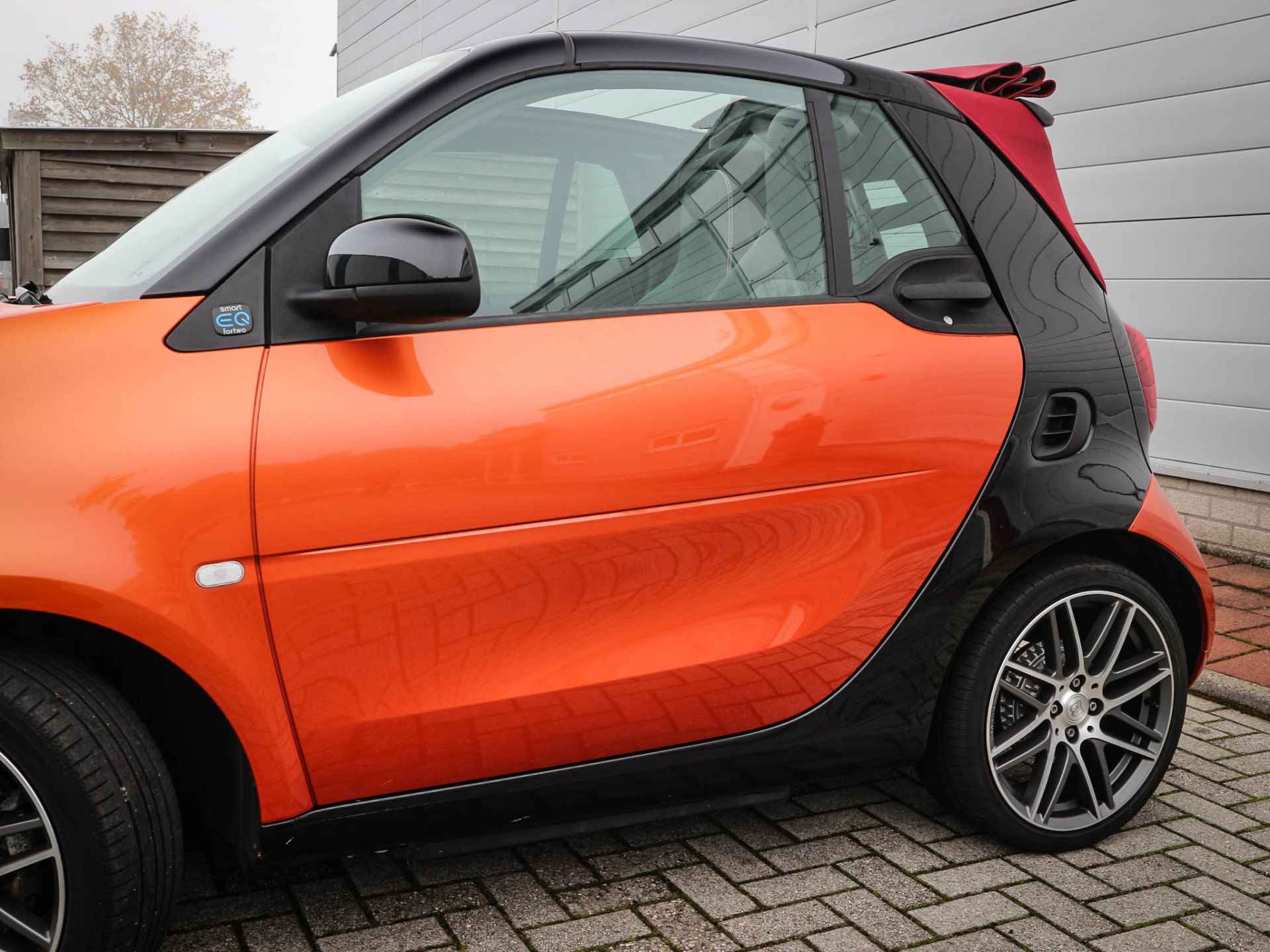 Smart Fortwo cabrio EQ BRABUS Style 18 kWh | Clima | Cruise | Navi | Leer | Stuur+Stoelverwarming| - 12/39