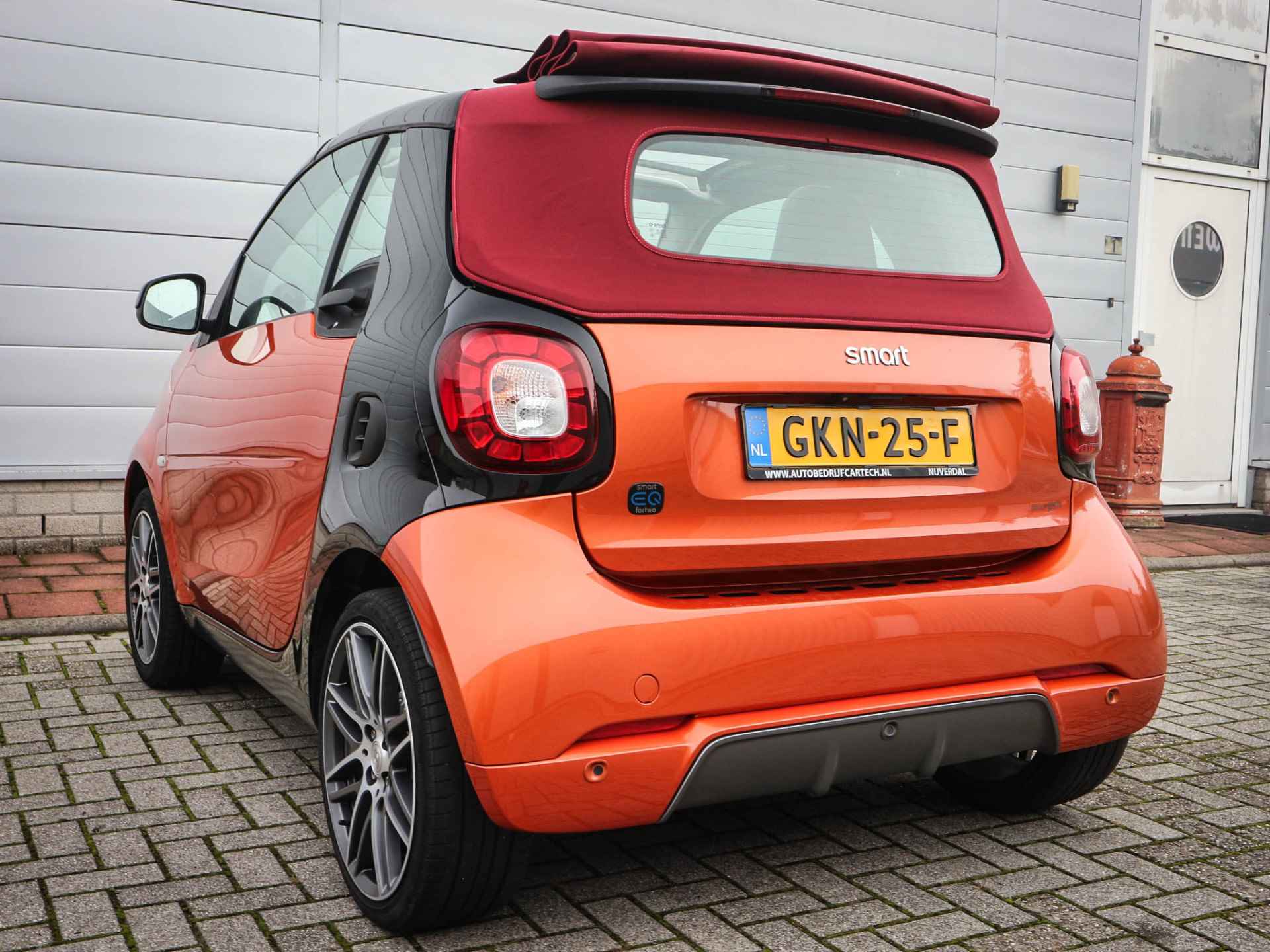 Smart Fortwo cabrio EQ BRABUS Style 18 kWh | Clima | Cruise | Navi | Leer | Stuur+Stoelverwarming| - 22/39