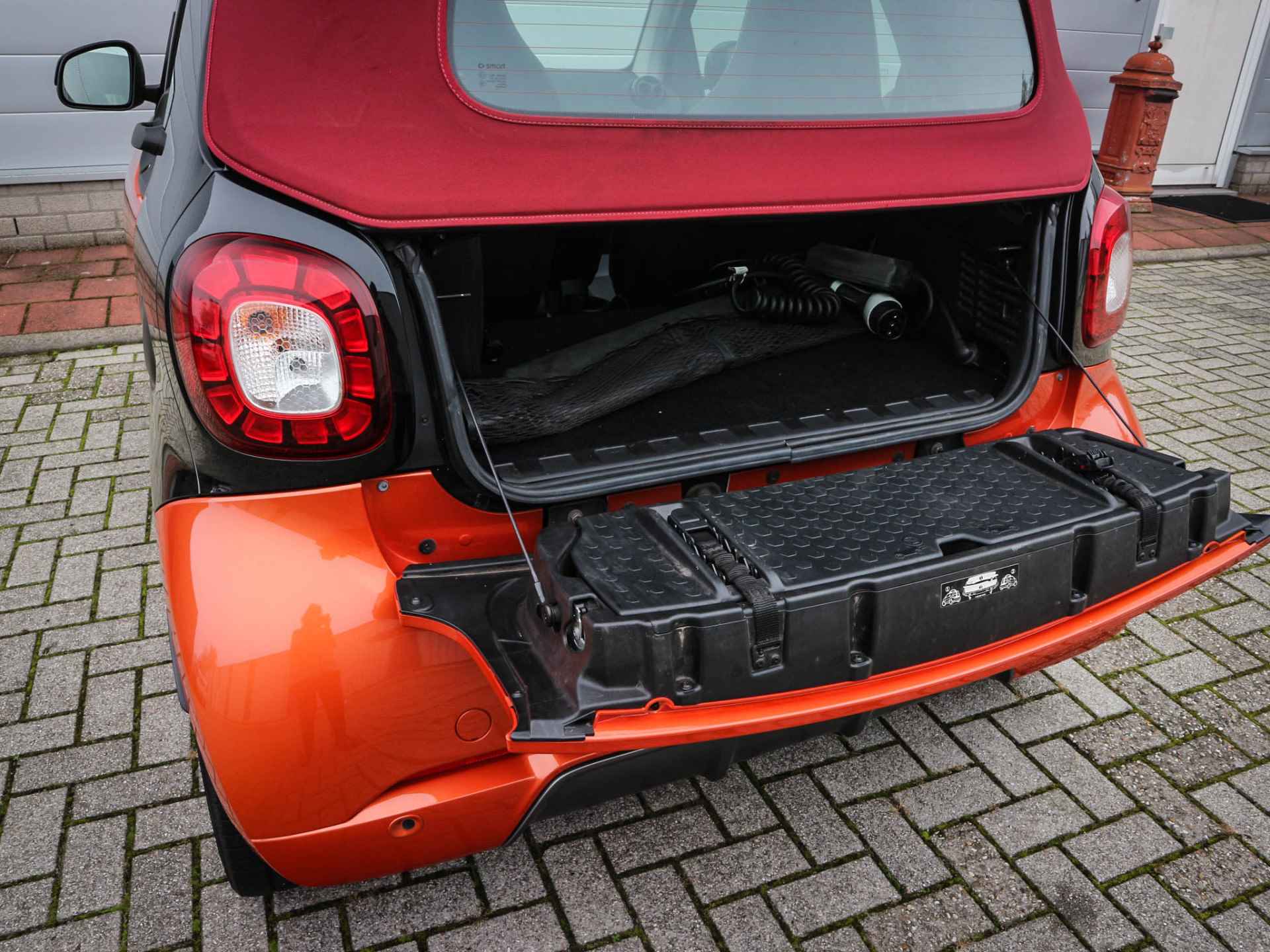 Smart Fortwo cabrio EQ BRABUS Style 18 kWh | Clima | Cruise | Navi | Leer | Stuur+Stoelverwarming| - 23/39