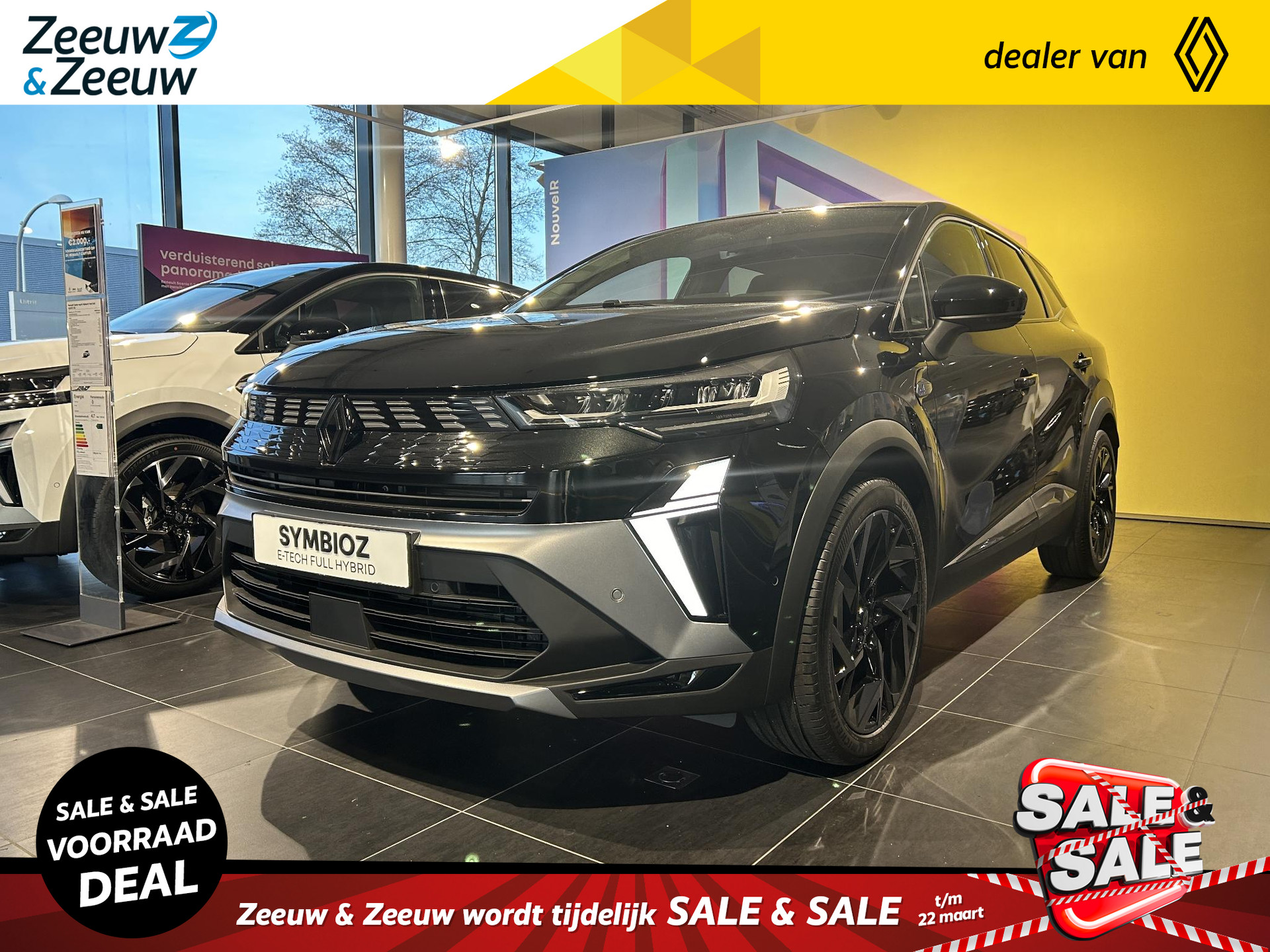 Renault Symbioz 1.6 E-Tech hybrid 145 esprit Alpine | Pack Winter Premium | Nu uit voorraad leverbaar en profiteer van €3.000,- extra Zeeuw & Zeeuw voorraadkorting! | Financier uw Symbioz tegen slechts 1,9% rente