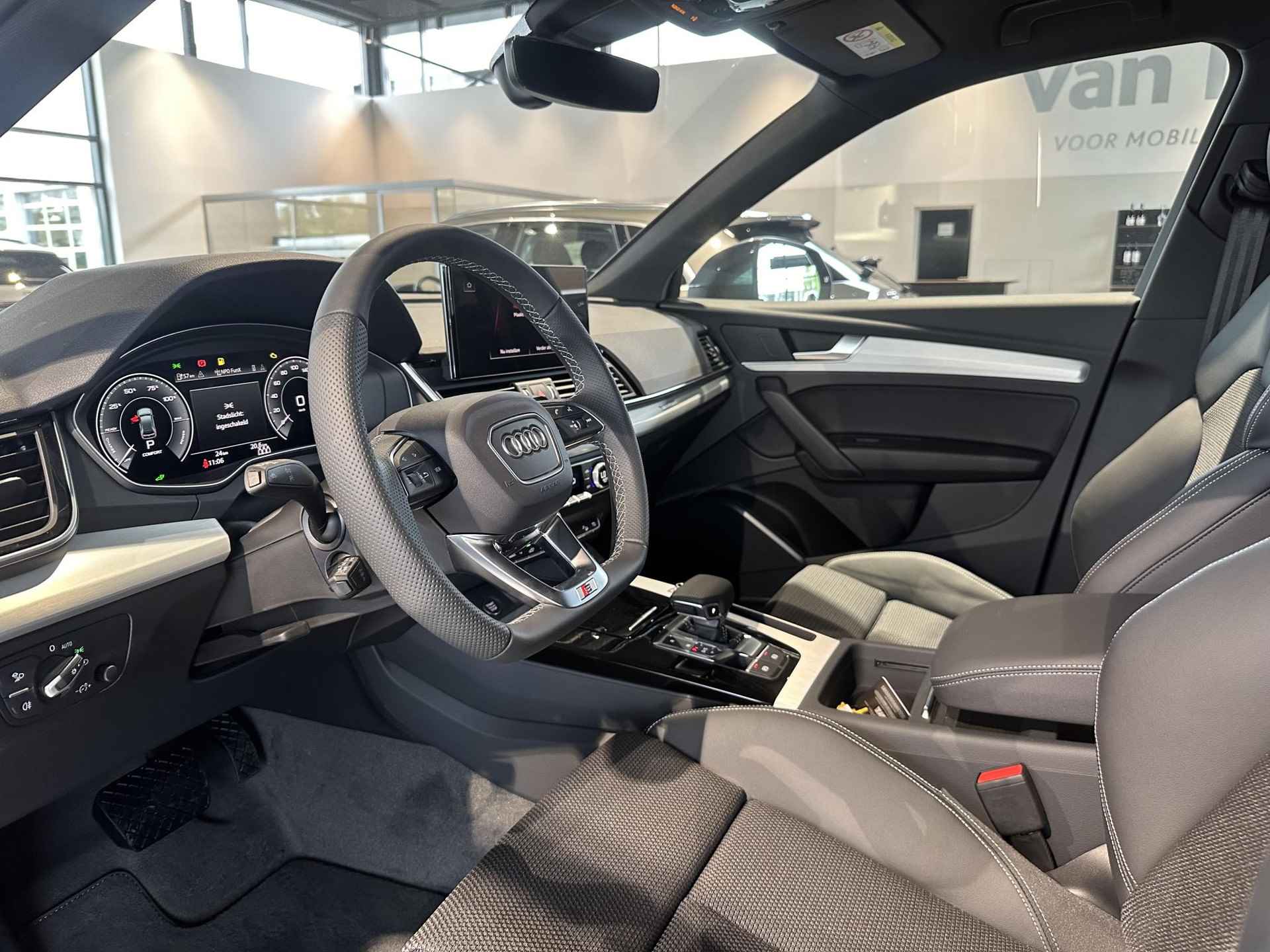 Audi Q5 Sportback 50 TFSI e S edition | Uit voorraad leverbaar | Optiek zwart pakket | Half Leder | Cruise control | Navigatie | Camera | Stoelverwarming | - 9/26