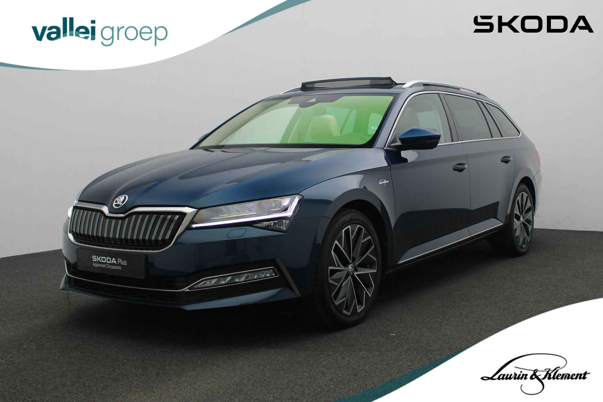 Skoda Superb Combi 1.4 TSI 218 pk DSG iV Laurin & Klement | Panoramadak | Trekhaak | Leder | Geheugenstoelen | Matrix LED | Navigatie Columbus | Adaptief onderstel