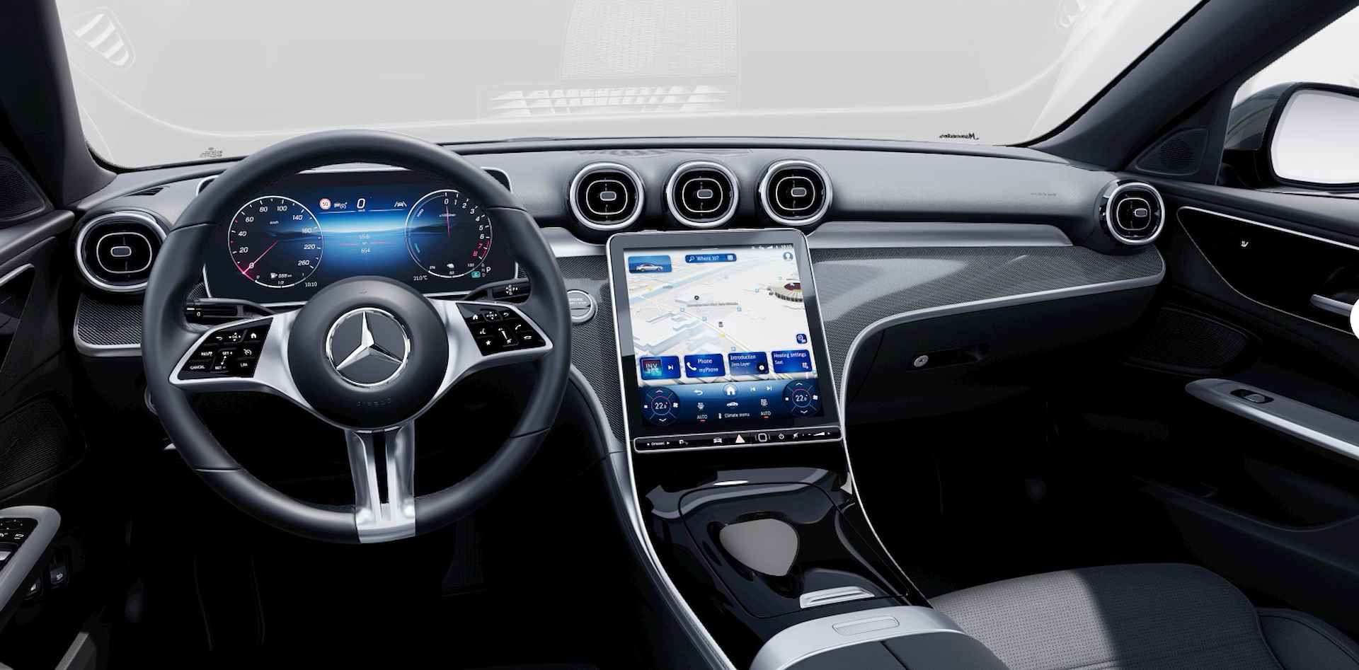 Mercedes-Benz C-Klasse C 300 e Star Edition Automaat | Smartphone integratie | Distronic | Achteruitrijcamera | Spoorassistent | Panoramadak | DAB+ | Trekhaak | Stoelverwarming - 7/10