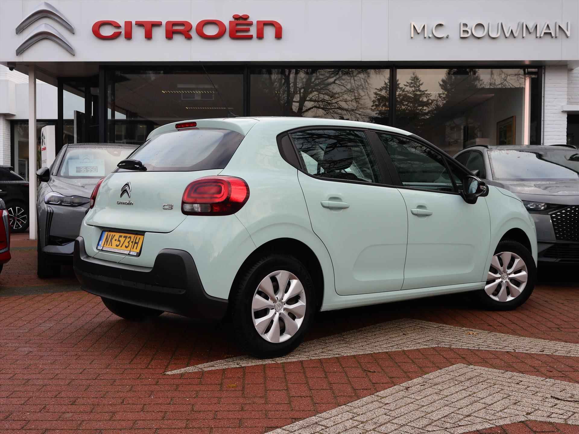 Citroen C3 PureTech 82PK Feel, Rijklaarprijs | Navigatie | Parkeersensoren | Climate control - 4/59