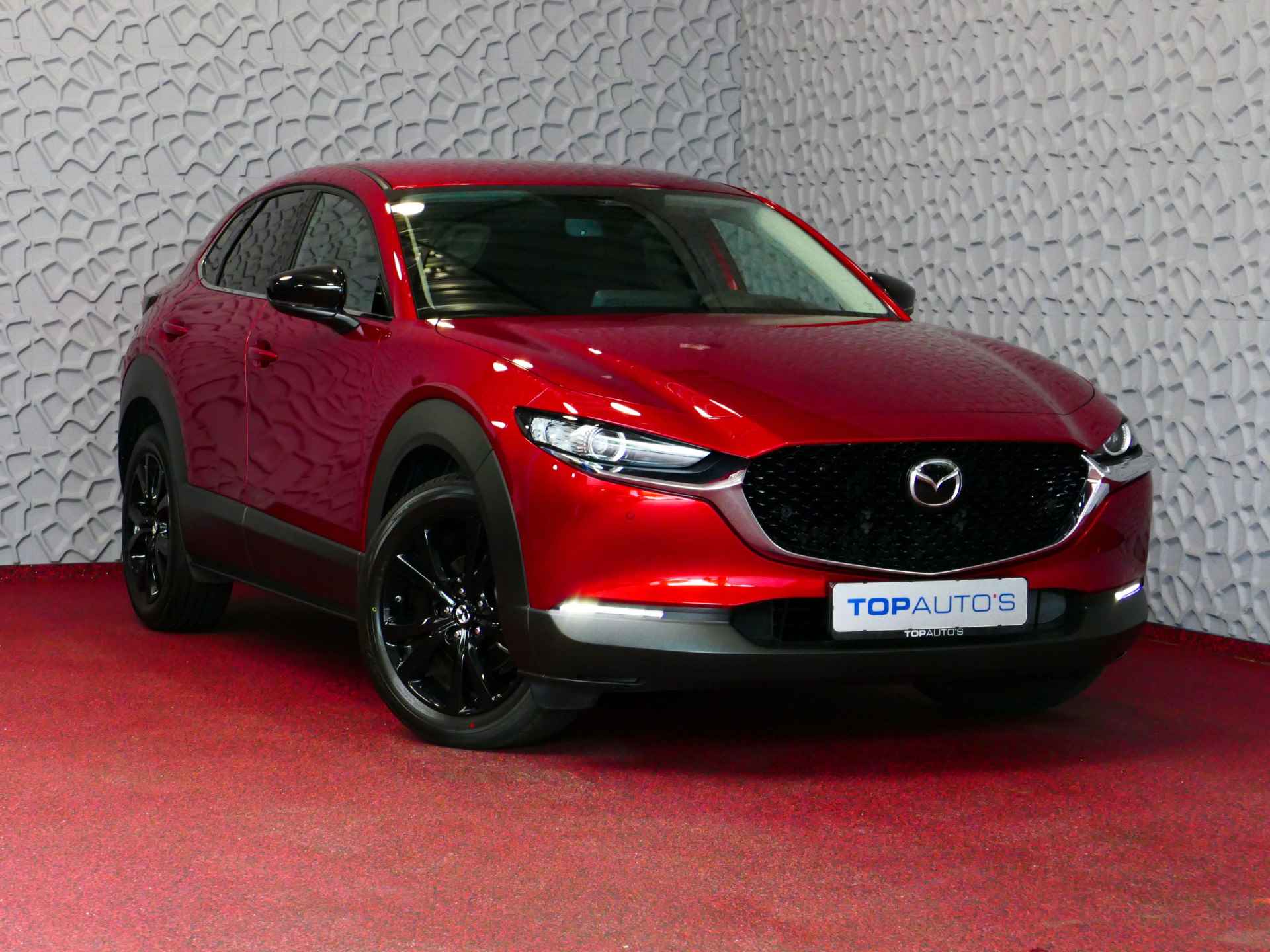 Mazda CX-30 2.0 E-SkyActiv-G 150 M HYBRID HOMURA STOELVERW CAMERA ELEK.KLEP BLINDSPOT HEADUP 04/2024 - 52/80