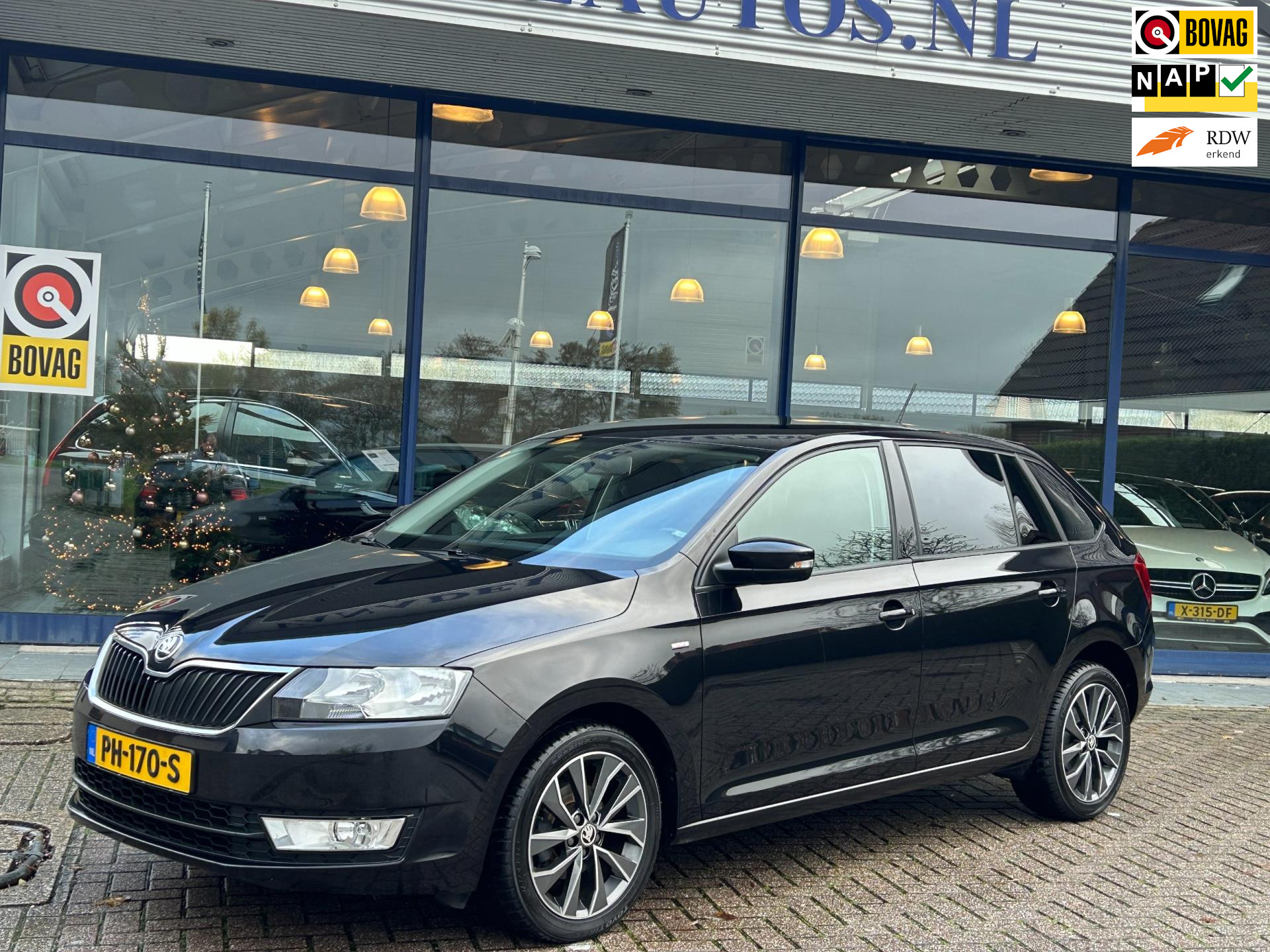 Skoda Rapid Spaceback 1.2 TSI Green Drive 1e Eig! Navi Airco Cruise Park.Sens NAP NL-Auto Dealeronderhouden!