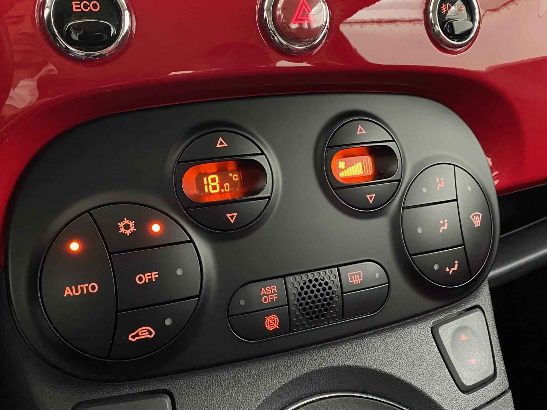 FIAT 500 0.9 85pk Turbo Twinair Dualogic Lounge / Leder / Parkeersensoren / Climate Controle - 19/23