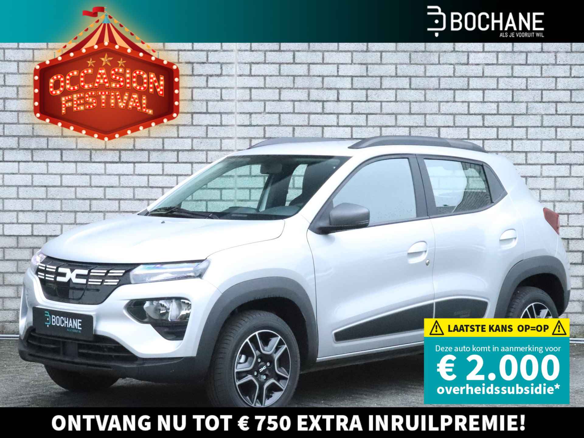 Dacia Spring Expression 27 kWh | Actie van € 24.050 Nú vóór € 20.495,- incl. BTW | € 2.000,- Subsidie beschikbaar!! - 1/31