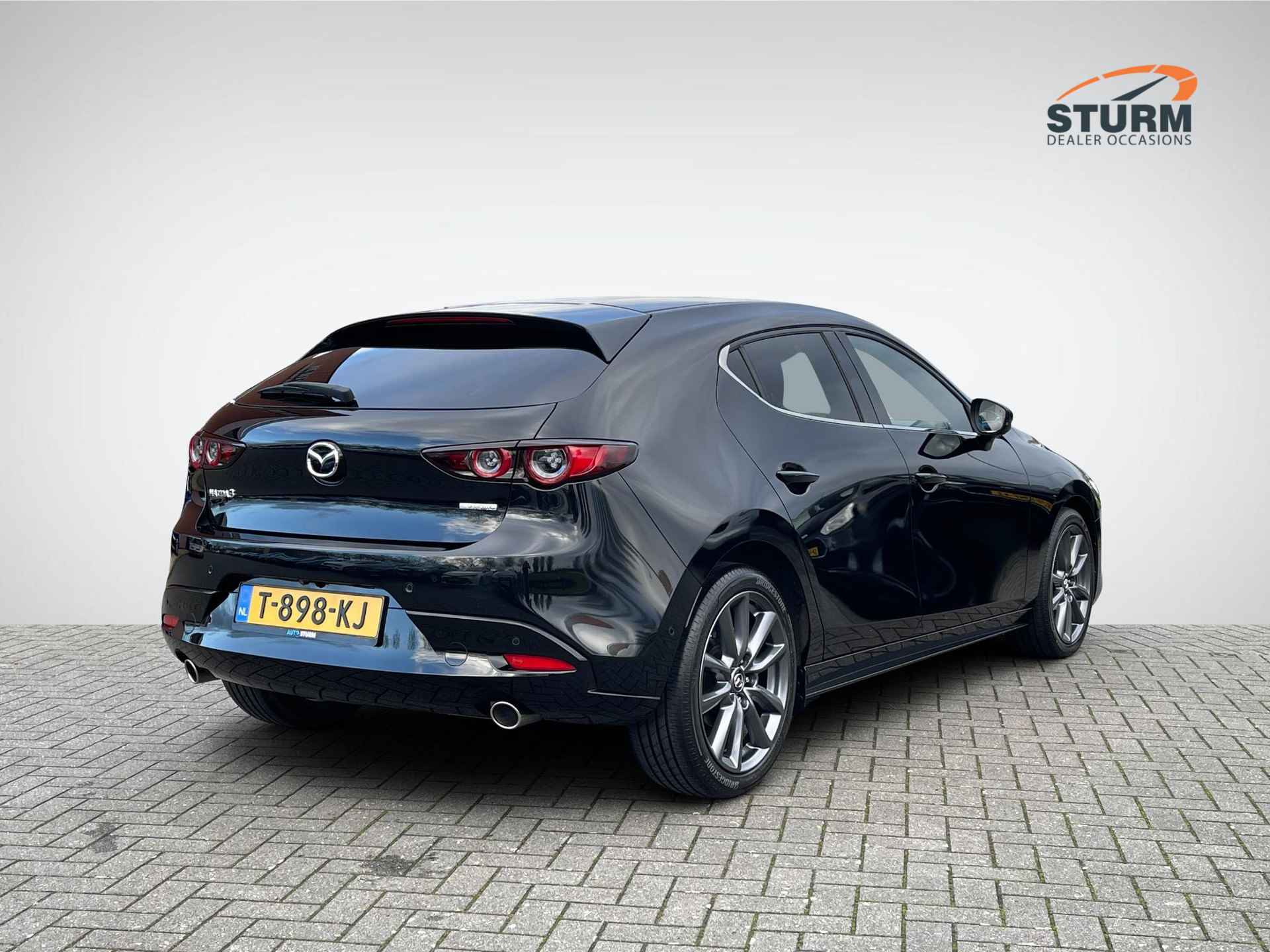 Mazda 3 2.0 e-SkyActiv-G M Hybrid 122 Comfort | Head-Up Display | BOSE Audio | 360° Camera | Stuur- + Stoelverwarming | 18'' Velgen | Rijklaarprijs! - 4/30