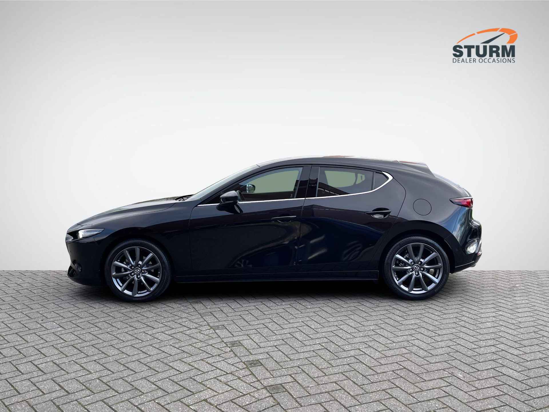 Mazda 3 2.0 e-SkyActiv-G M Hybrid 122 Comfort | Head-Up Display | BOSE Audio | 360° Camera | Stuur- + Stoelverwarming | 18'' Velgen | Rijklaarprijs! - 7/30