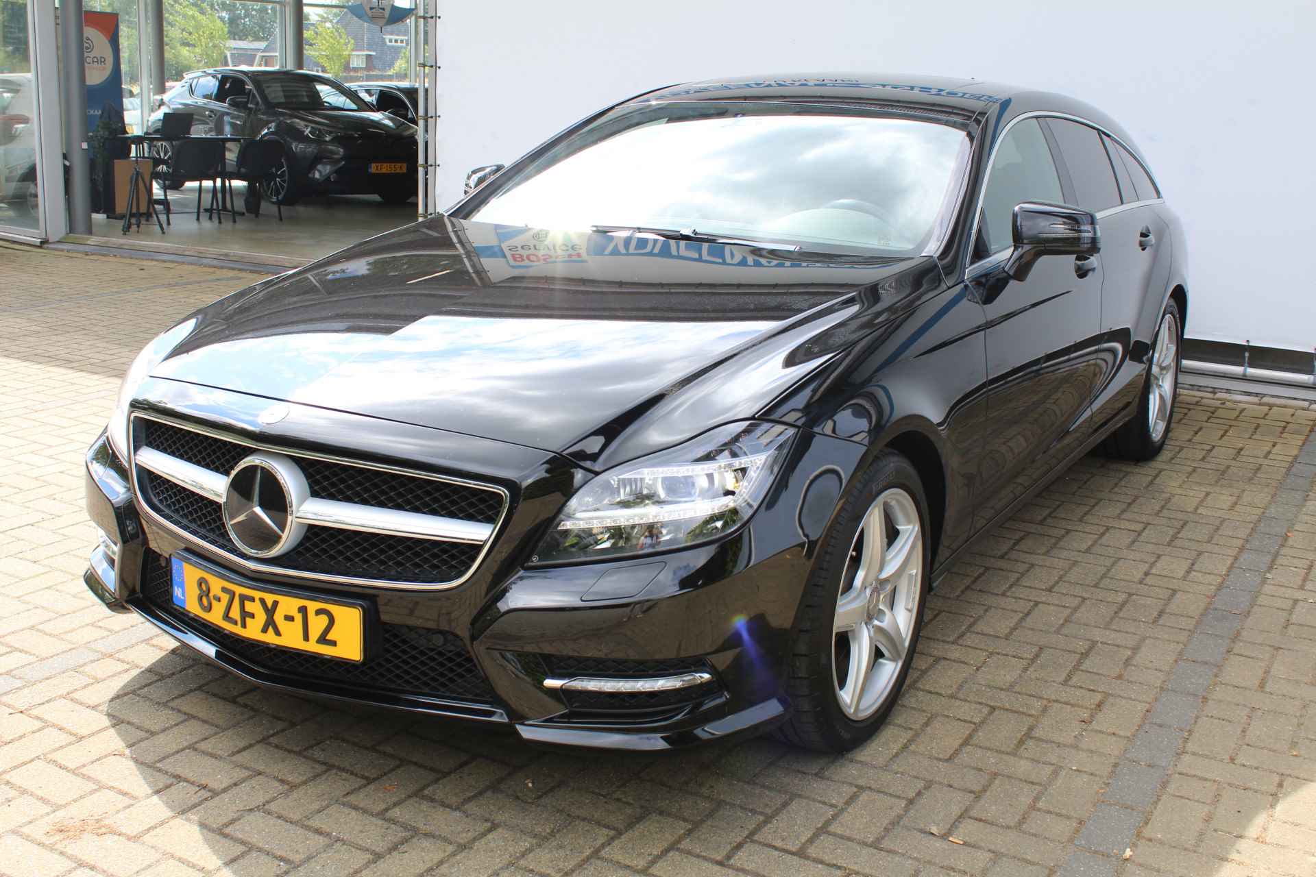 Mercedes-Benz CLS-Klasse Shooting Brake 350 | Incl. 12 maanden Garantie | Navi | Clima | Adaptive cruise | Memmory stand stoelen voor | Stuur elektrisch verstelbaar | harman/kardon audiosysteem | Elektrische kofferbak | Stoelverwarming | Schuif/kantel dak | Achteruitrijcamera | Parkeersensoren V+A | 18 Inch LMV | Lederen bekleding | F1 Flippers | - 7/73