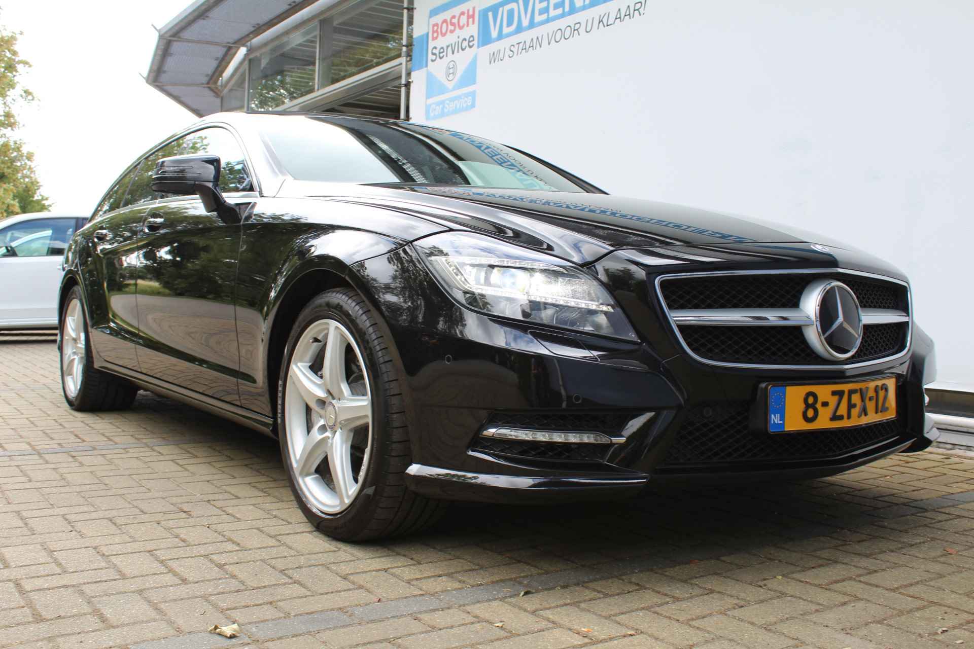 Mercedes-Benz CLS-Klasse Shooting Brake 350 | Incl. 12 maanden Garantie | Navi | Clima | Adaptive cruise | Memmory stand stoelen voor | Stuur elektrisch verstelbaar | harman/kardon audiosysteem | Elektrische kofferbak | Stoelverwarming | Schuif/kantel dak | Achteruitrijcamera | Parkeersensoren V+A | 18 Inch LMV | Lederen bekleding | F1 Flippers | - 15/73