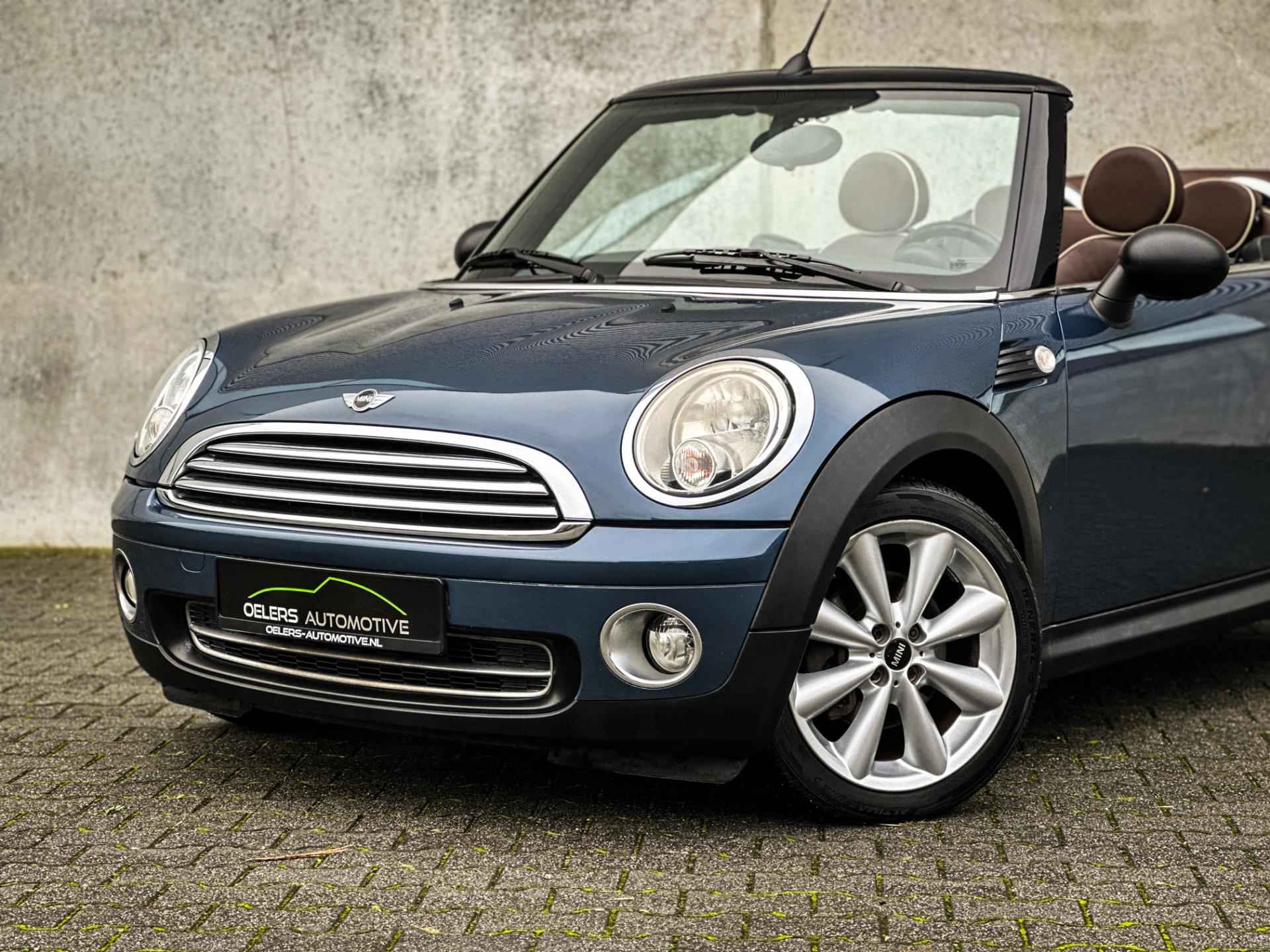 Mini Mini Cabrio 1.6 Cooper Chili | Org. NL | Clima | Cruise | Navi | Leder | Stoelverw. | Metalic lak | - 3/40