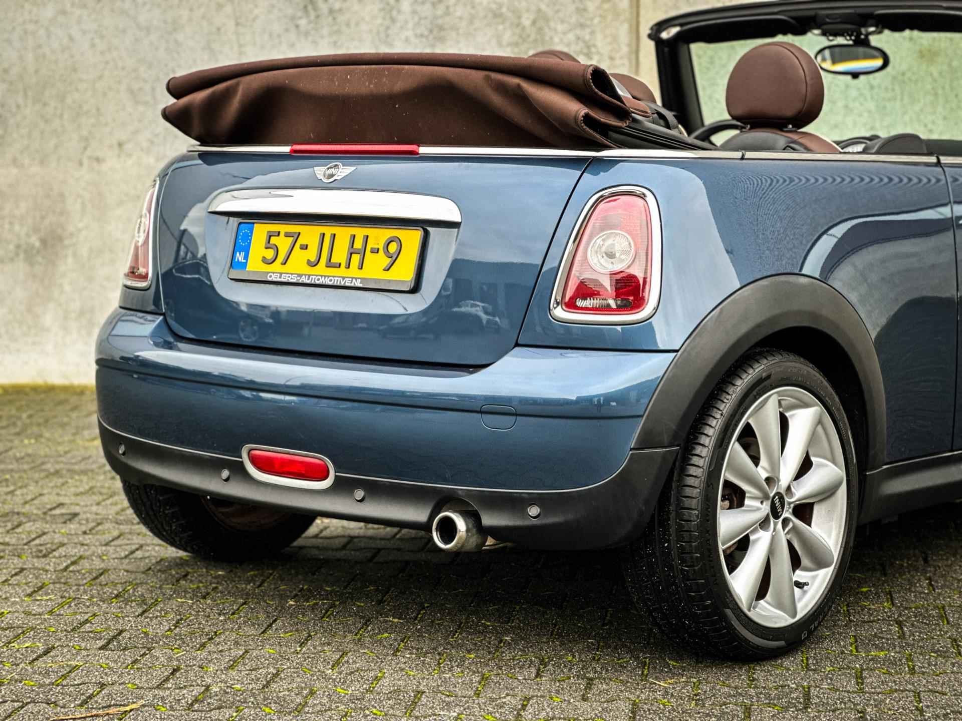 Mini Mini Cabrio 1.6 Cooper Chili | Org. NL | Clima | Cruise | Navi | Leder | Stoelverw. | Metalic lak | - 4/40