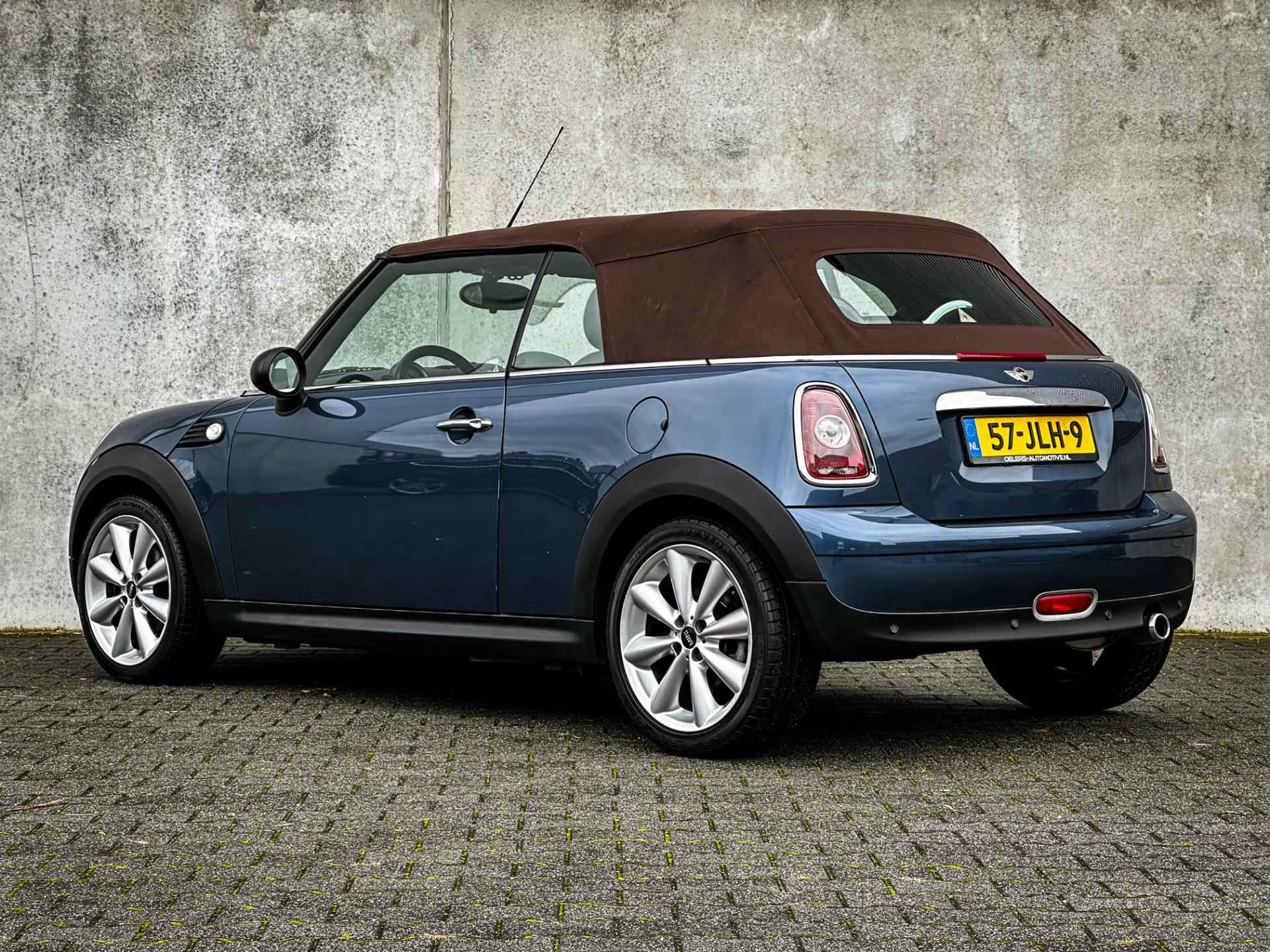 Mini Mini Cabrio 1.6 Cooper Chili | Org. NL | Clima | Cruise | Navi | Leder | Stoelverw. | Metalic lak | - 6/40