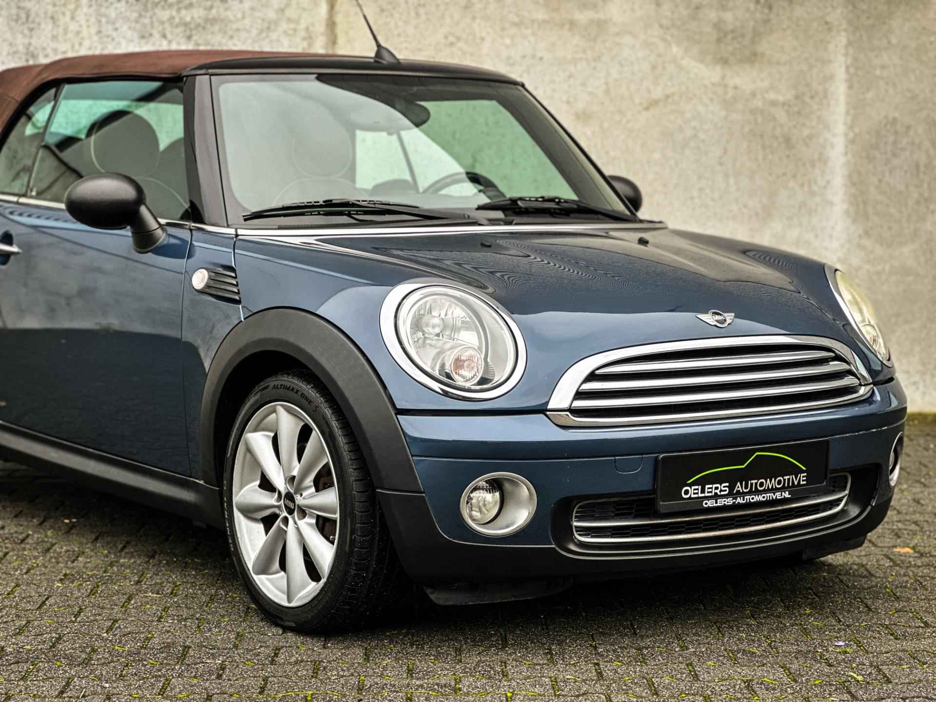 Mini Mini Cabrio 1.6 Cooper Chili | Org. NL | Clima | Cruise | Navi | Leder | Stoelverw. | Metalic lak | - 7/40