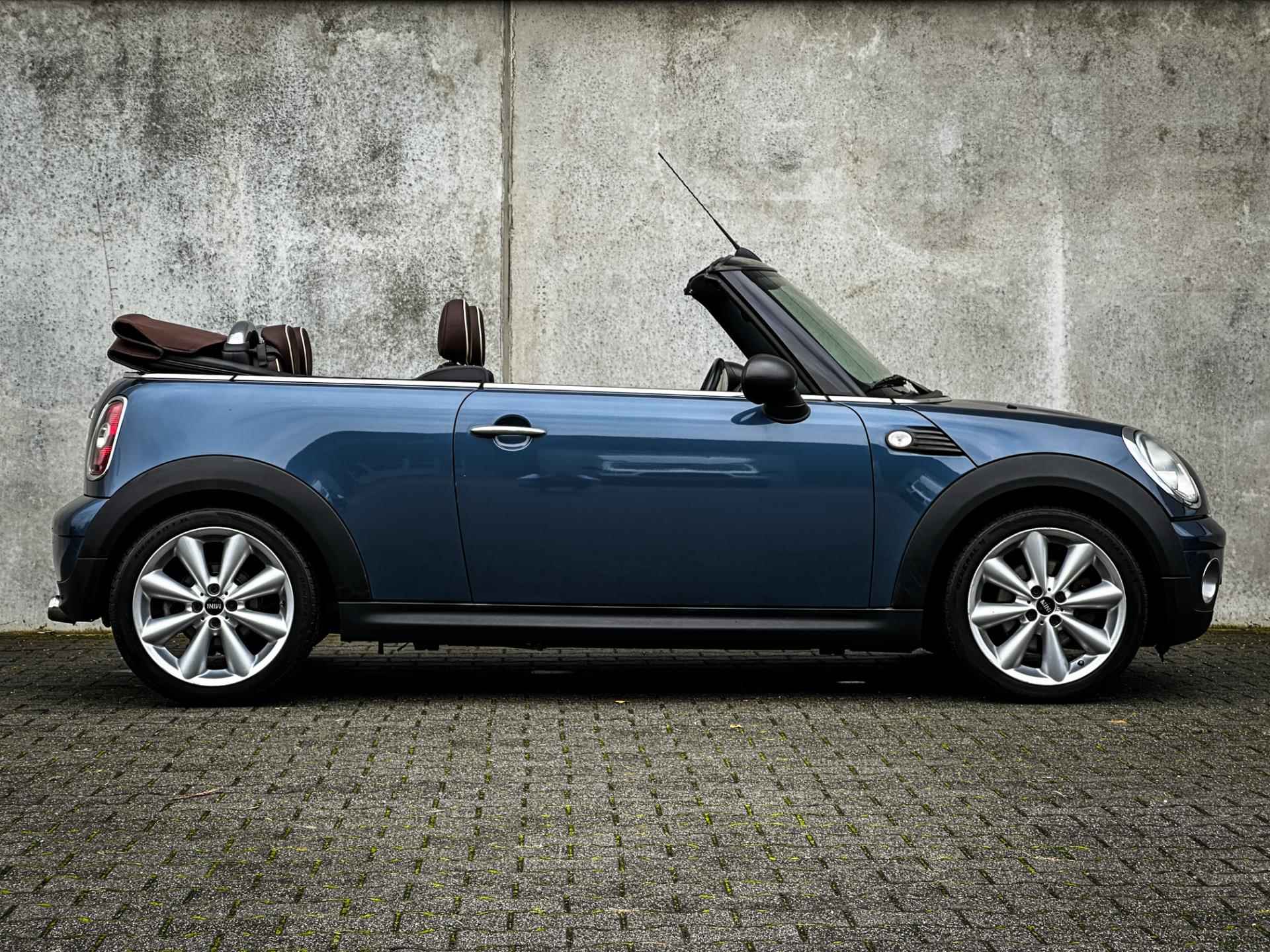 Mini Mini Cabrio 1.6 Cooper Chili | Org. NL | Clima | Cruise | Navi | Leder | Stoelverw. | Metalic lak | - 13/40