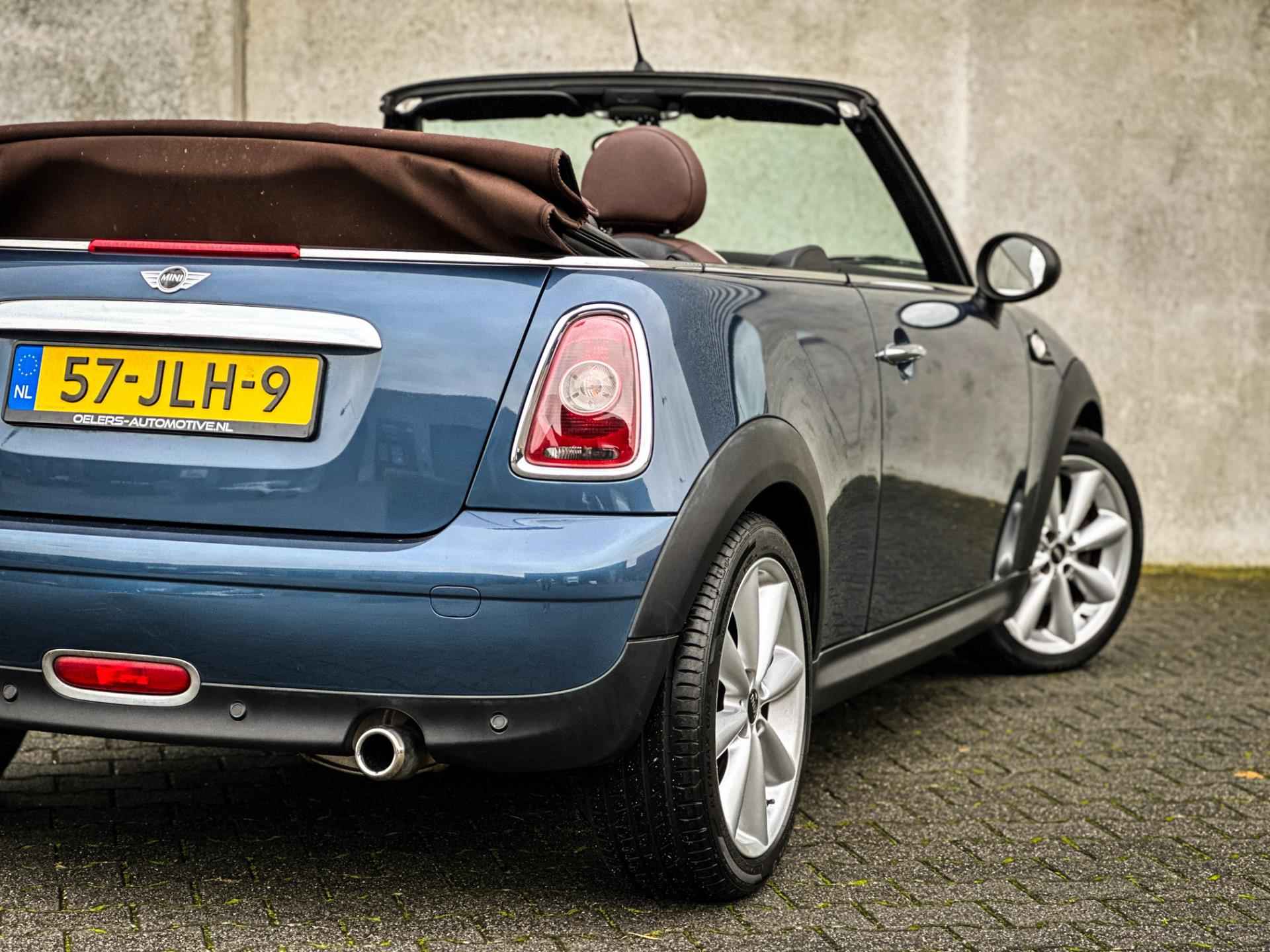 Mini Mini Cabrio 1.6 Cooper Chili | Org. NL | Clima | Cruise | Navi | Leder | Stoelverw. | Metalic lak | - 15/40