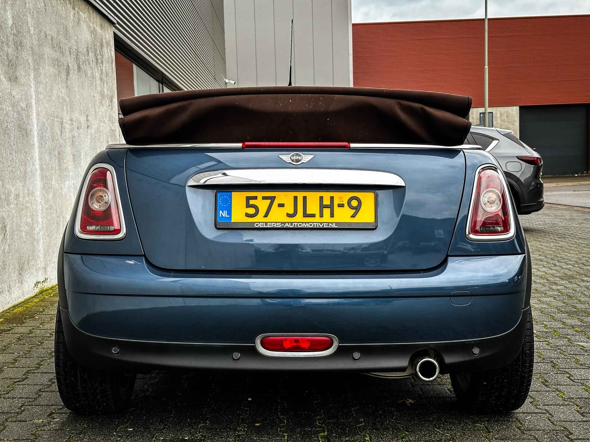 Mini Mini Cabrio 1.6 Cooper Chili | Org. NL | Clima | Cruise | Navi | Leder | Stoelverw. | Metalic lak | - 18/40