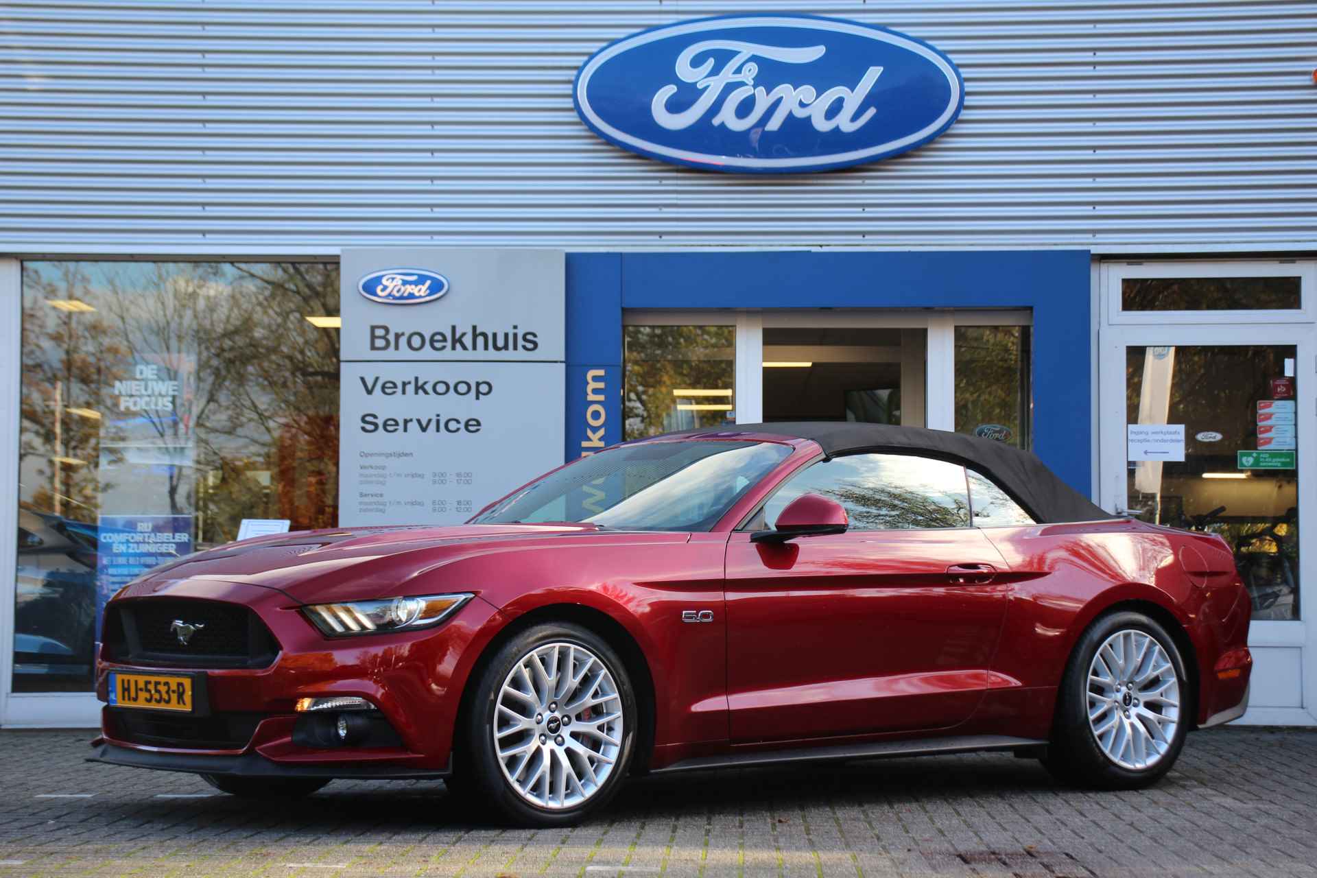 Ford Mustang Convertible 5.0 GT AUTOMAAT | UNIEK: NL-AUTO! | DEALER OH! | FULL OPTION | LEDER | CUSTOM PACK | PDC - 2/31