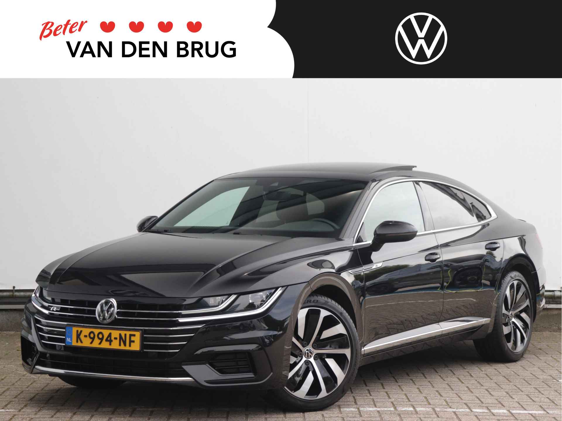 Volkswagen Arteon 2.0 TSI Business R 190pk Automaat | Bearlock | Panoramadak | Stoelverwarming V+A | Navigatie | Sfeerverlichting | App-Connect | 19" Montevideo | - 1/84