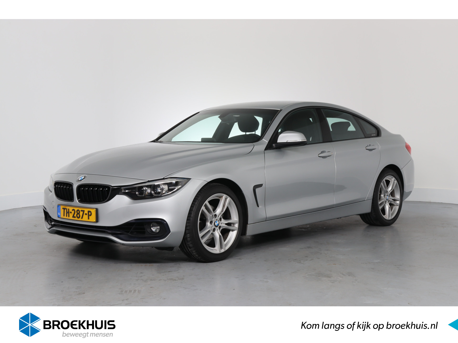 BMW 4 Serie Gran Coupé 418i Executive | 1e Eigenaar! | Dealer Onderhouden! | LED | Sportstoelen | Navi | Clima | Parkeersensoren | Elektrisc bij viaBOVAG.nl