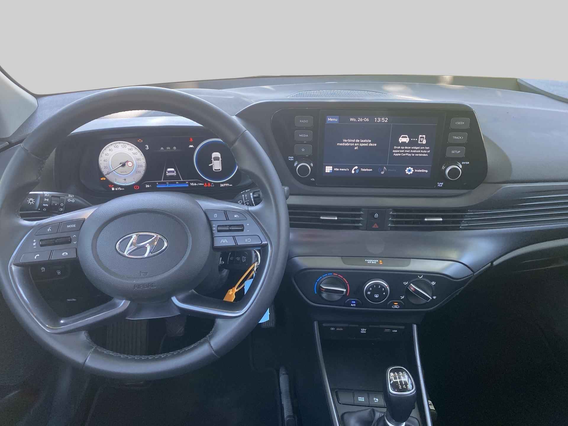 Hyundai i20 1.0 T-GDI Comfort | Airco | Cruise | Apple Carplay | Android Auto - 10/24