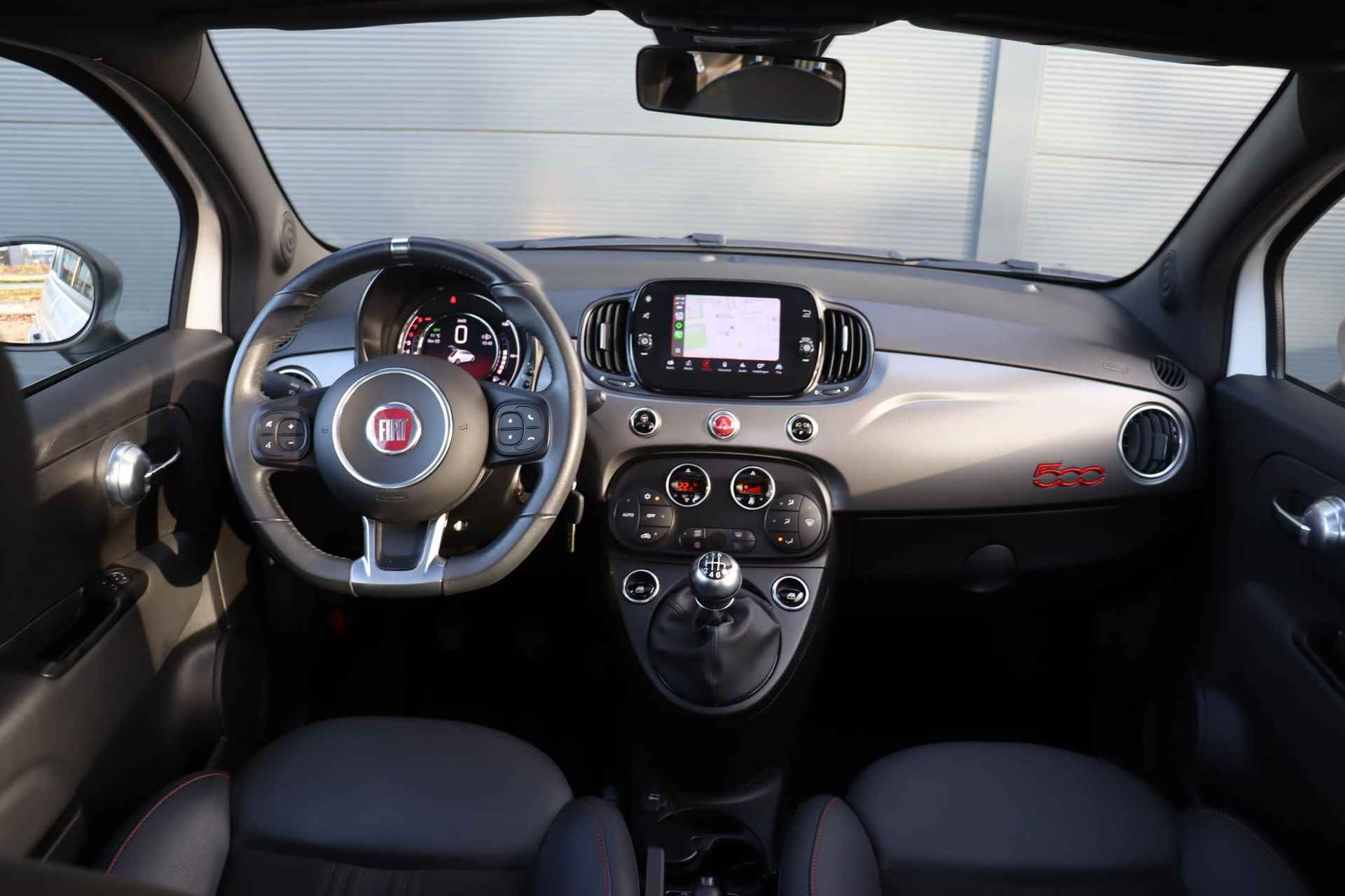 Fiat 500 1.0 Hybrid Sport / 11.000 KM! / Schuifdak / Carplay - 12/26