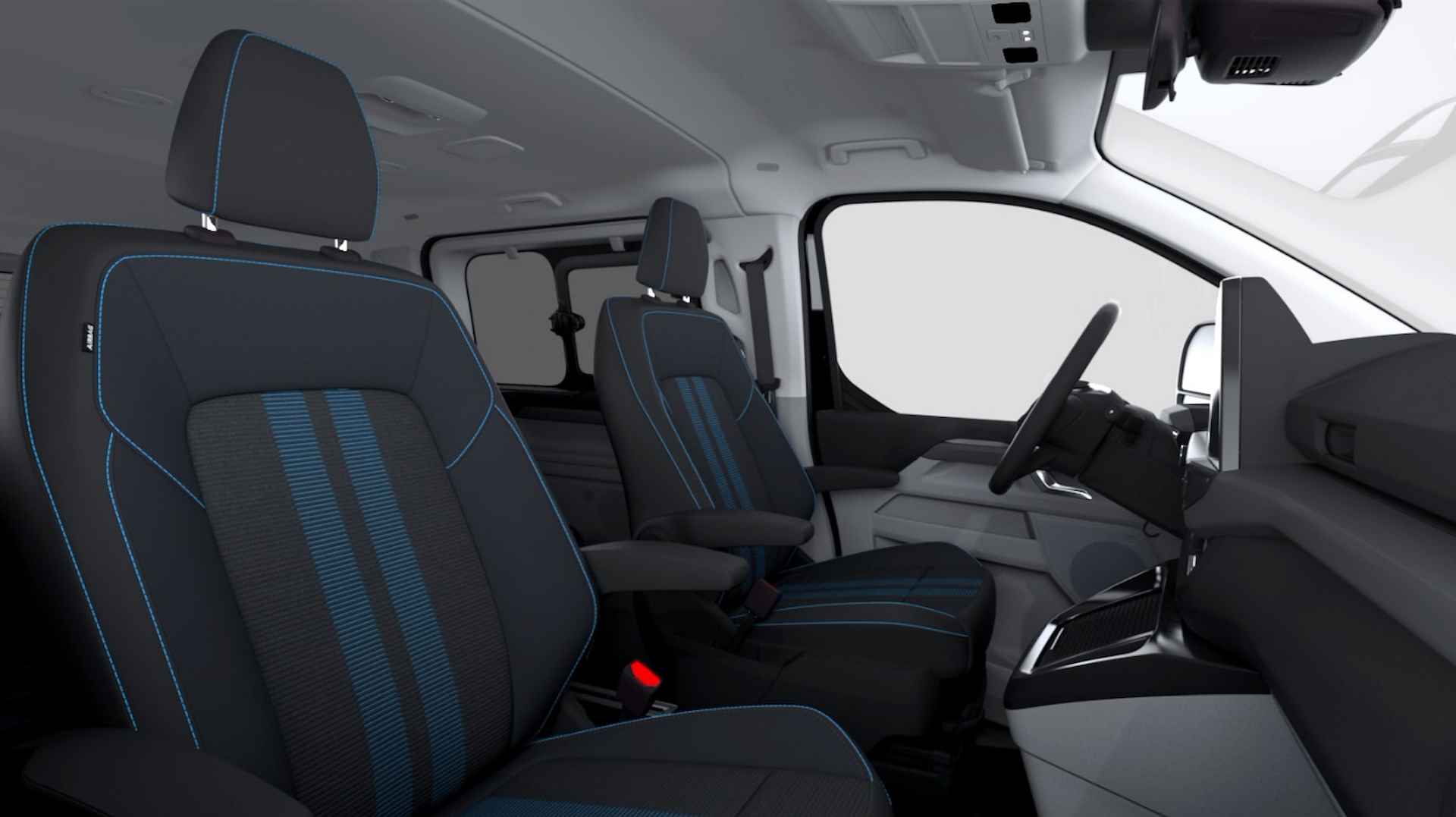 Ford Tourneo Custom PHEV 233PK SPORT | Geel kenteken | Incl. BPM & BTW | 8 Persoons | Zeer Luxe | - 8/10