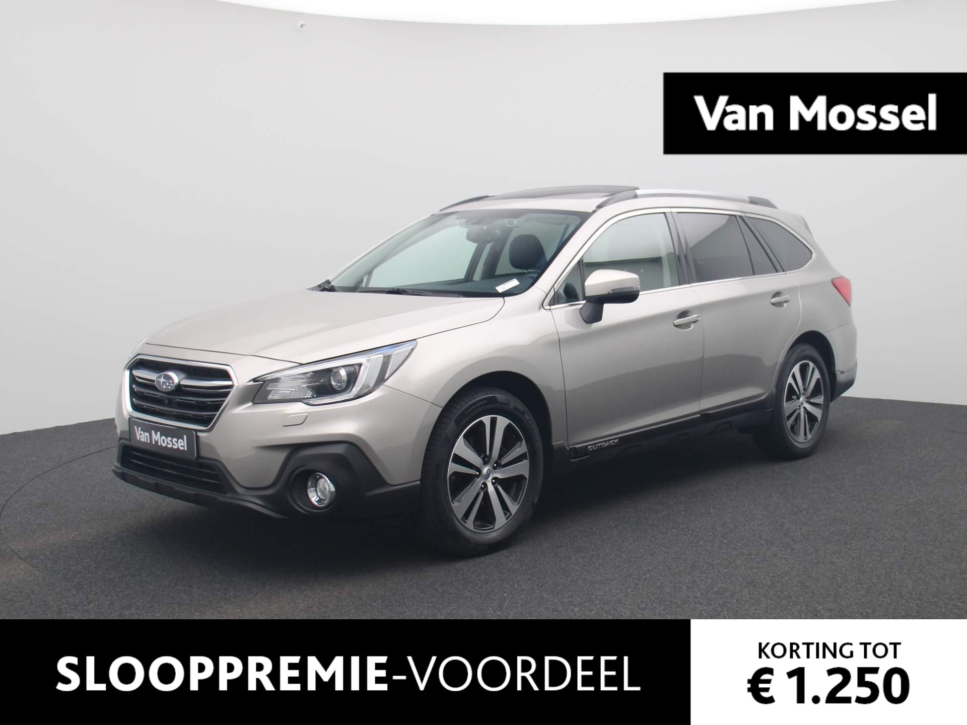 Subaru Outback 2.5i AWD Premium | AUTOMAAT | SCHUIFDAK | HARMAN-KARDON AUDIO | LEDER | NAVIGATIE | ACHTERUITRIJCAMERA | CLIMATE CONTROL | ELEKTRISCHE ACHTERKLEP | ELEKTRISCHE BESTUURDERSSTOEL MET GEHEUGEN | ADAPTIVE CRUISE CONTROL | TREKHAAK MAX. 2000KG | STOELVERWARMING | LED KOPLAMPEN |