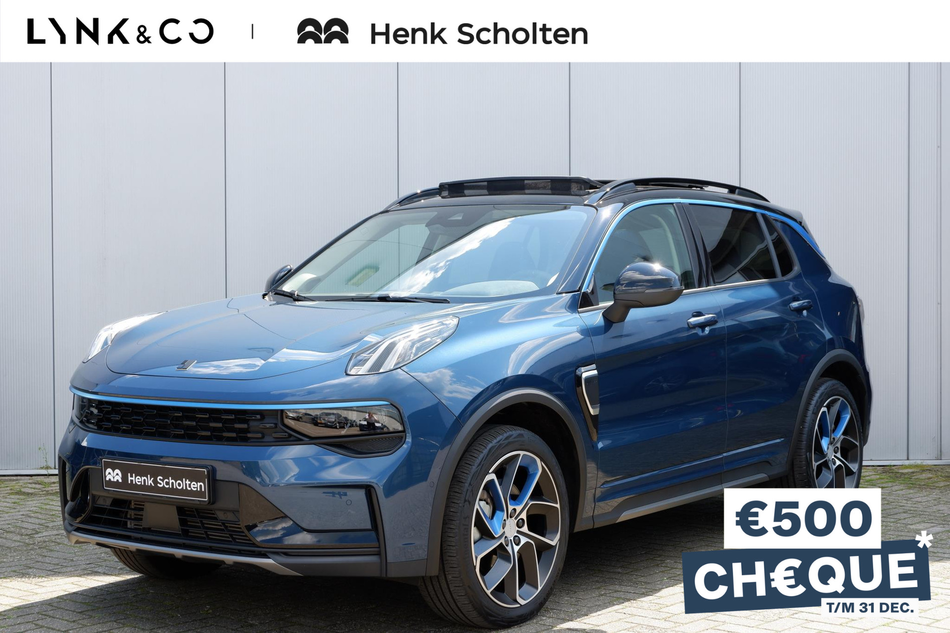 Lynk & Co 01 AUT7 262PK Plug-in Hybrid, Panoramisch Schuif-/Kanteldak, Infinity Premium Geluidssysteem, Parkeersensoren Voor + Achter, Achteruitrijcamera, Elektrisch Verstelbare Bestuurdersstoel Met Geheugen, Adaptieve Cruise Control, Highway Assist, Verwarmbare Voorstoelen, Apple CarPlay, Android Auto