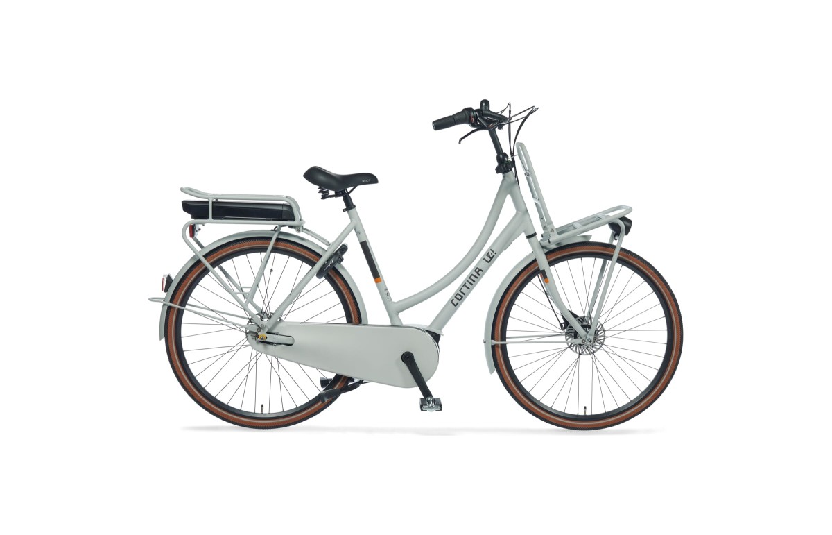 CORTINA E-U4 Transport Dames Smooth Grey Matt 50cm 2023