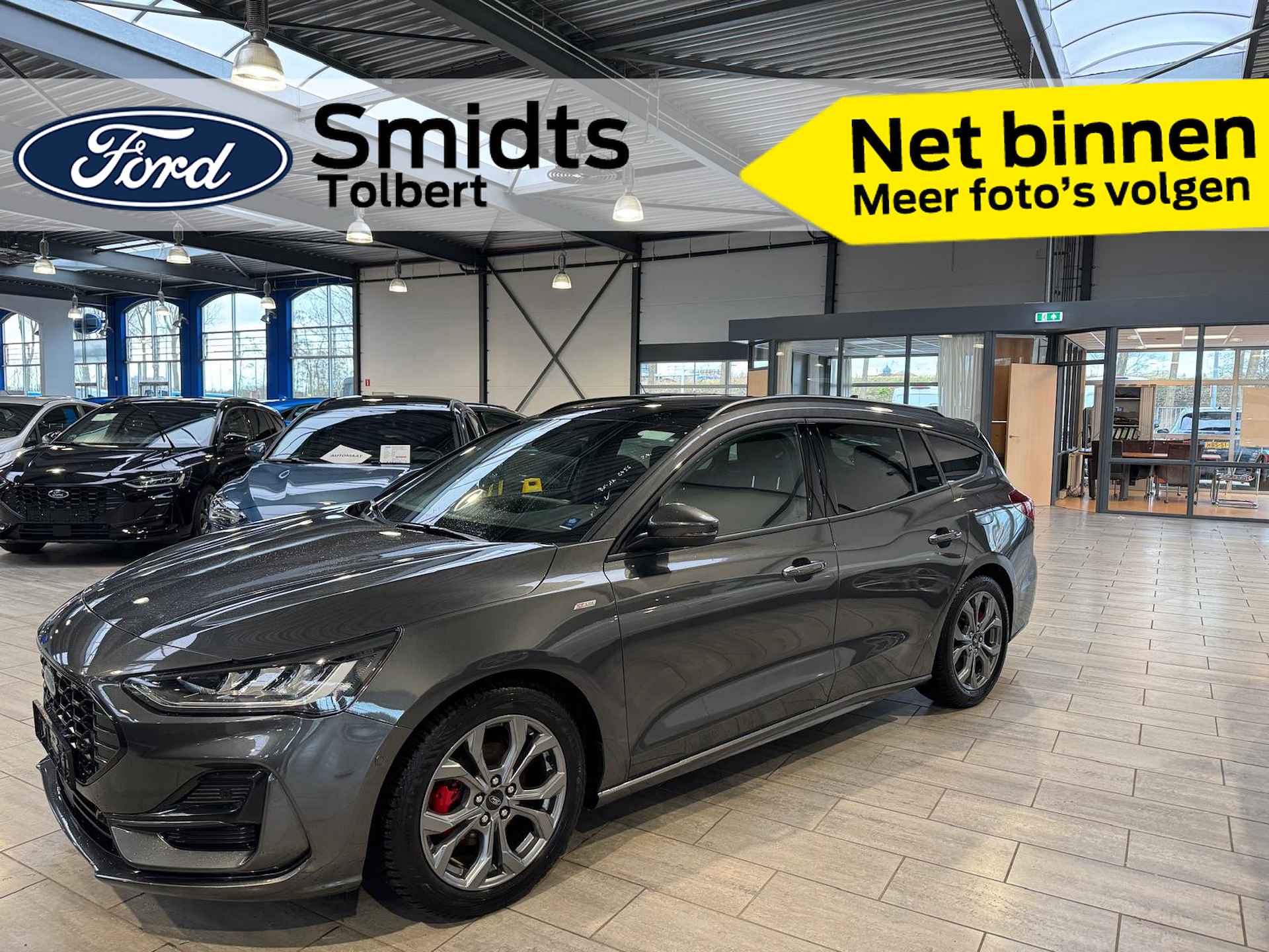 Ford FOCUS Wagon EcoBoost 125PK Hybrid ST Line Pano I AGR stoelen I Sync4 I Camera I All season I fabr. gar. tm 09-2027